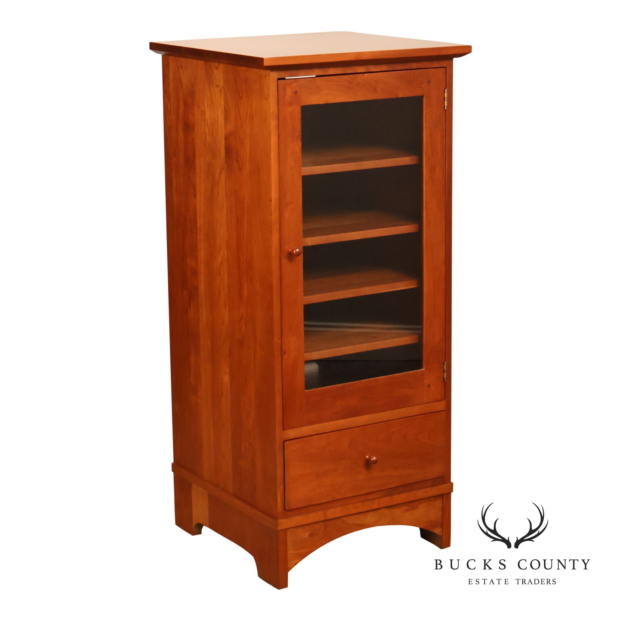 Stick ley Mission Collection Cherry One Door Media Cabinet