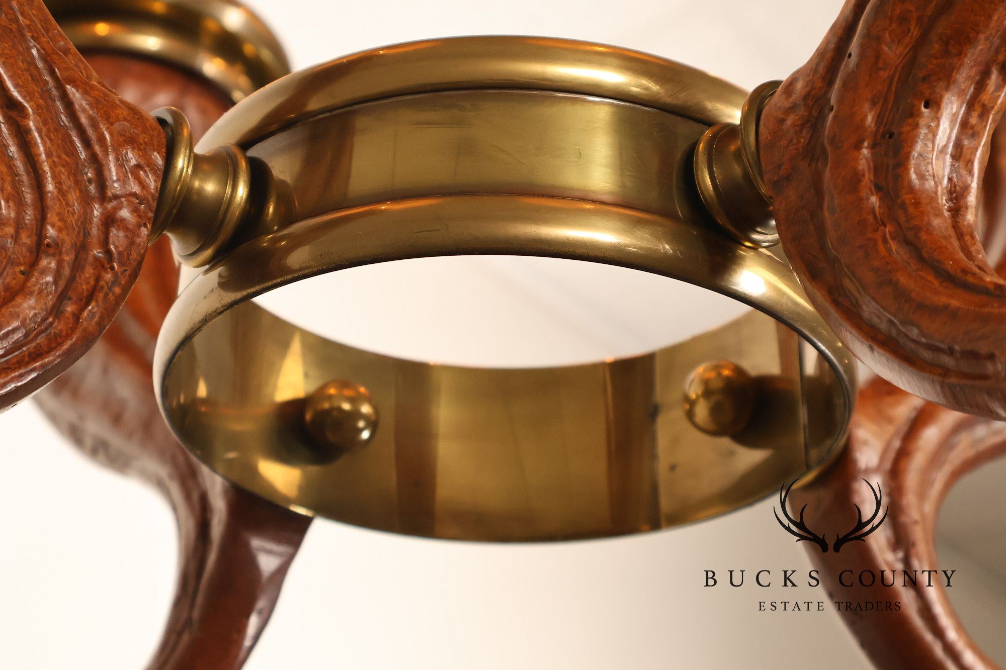 Chapman Horn Four Light Chandelier