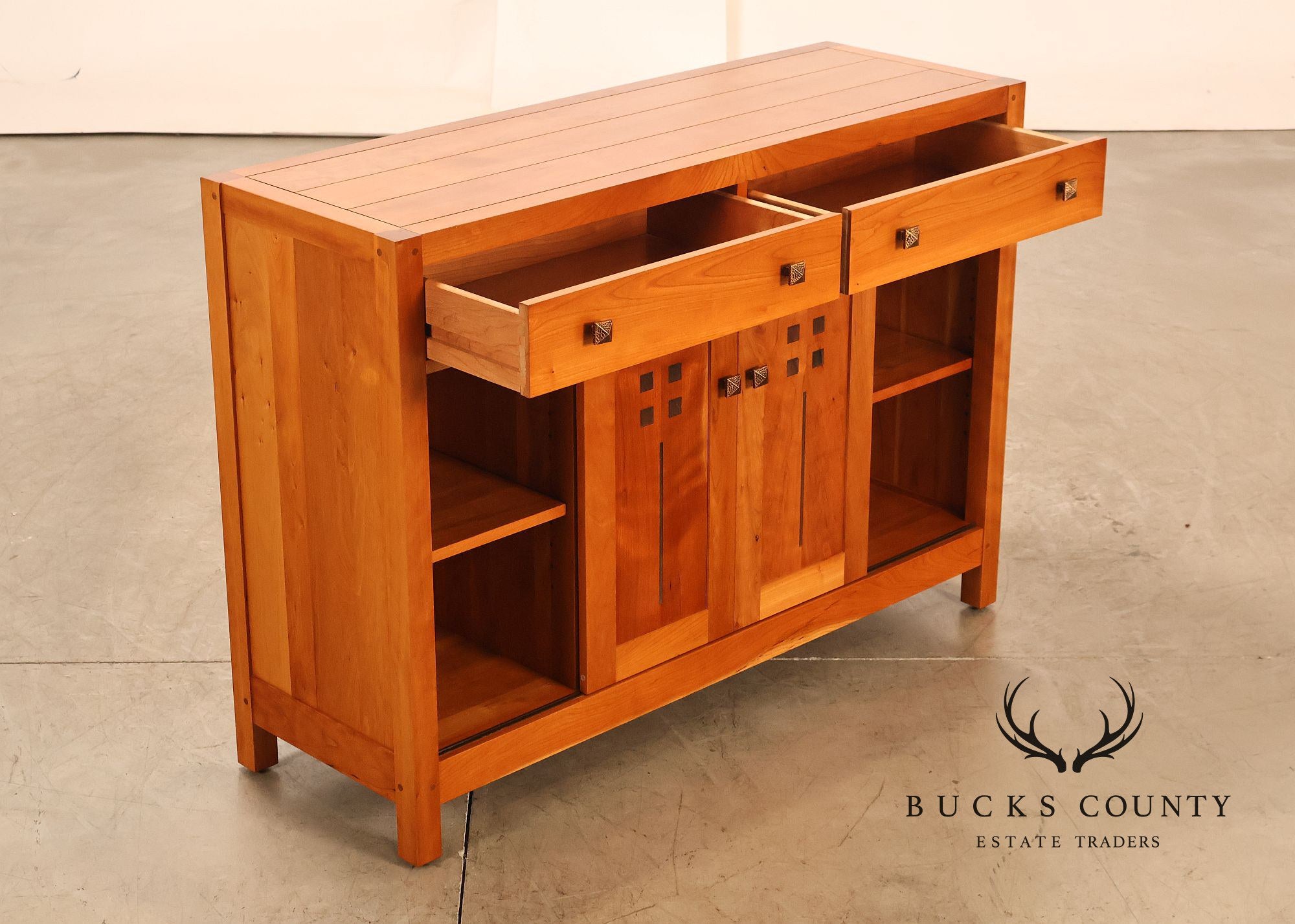 Stickley Highlands Mission Cherry Entertainment Console