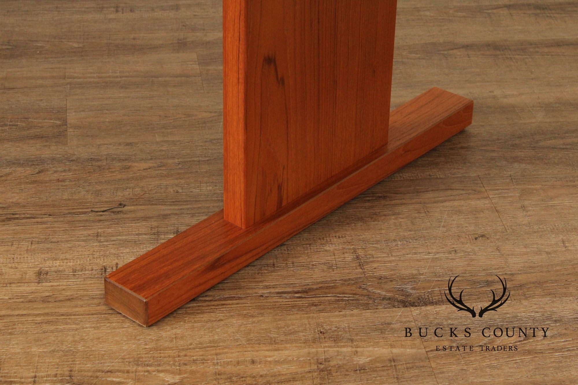 Gangsø Mobler Danish Modern Tile Inset Teak Drop Leaf Dining Table