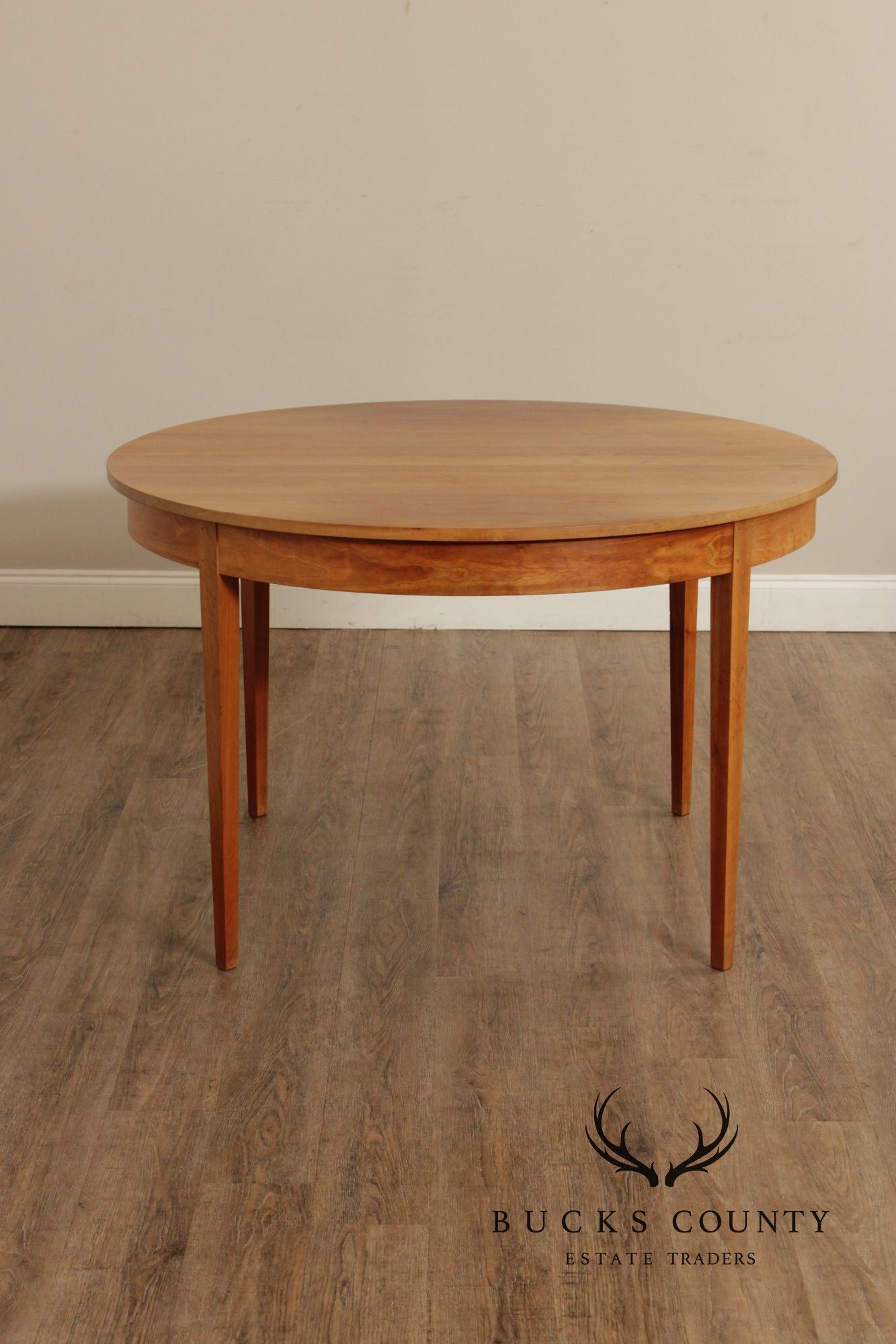 Thomas Moser Round Cherry Expandable Dining Table