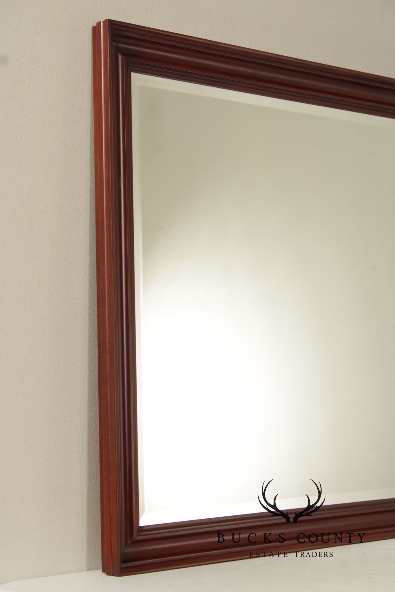 Henkel Harris Rectangular Cherry Wall Mirror
