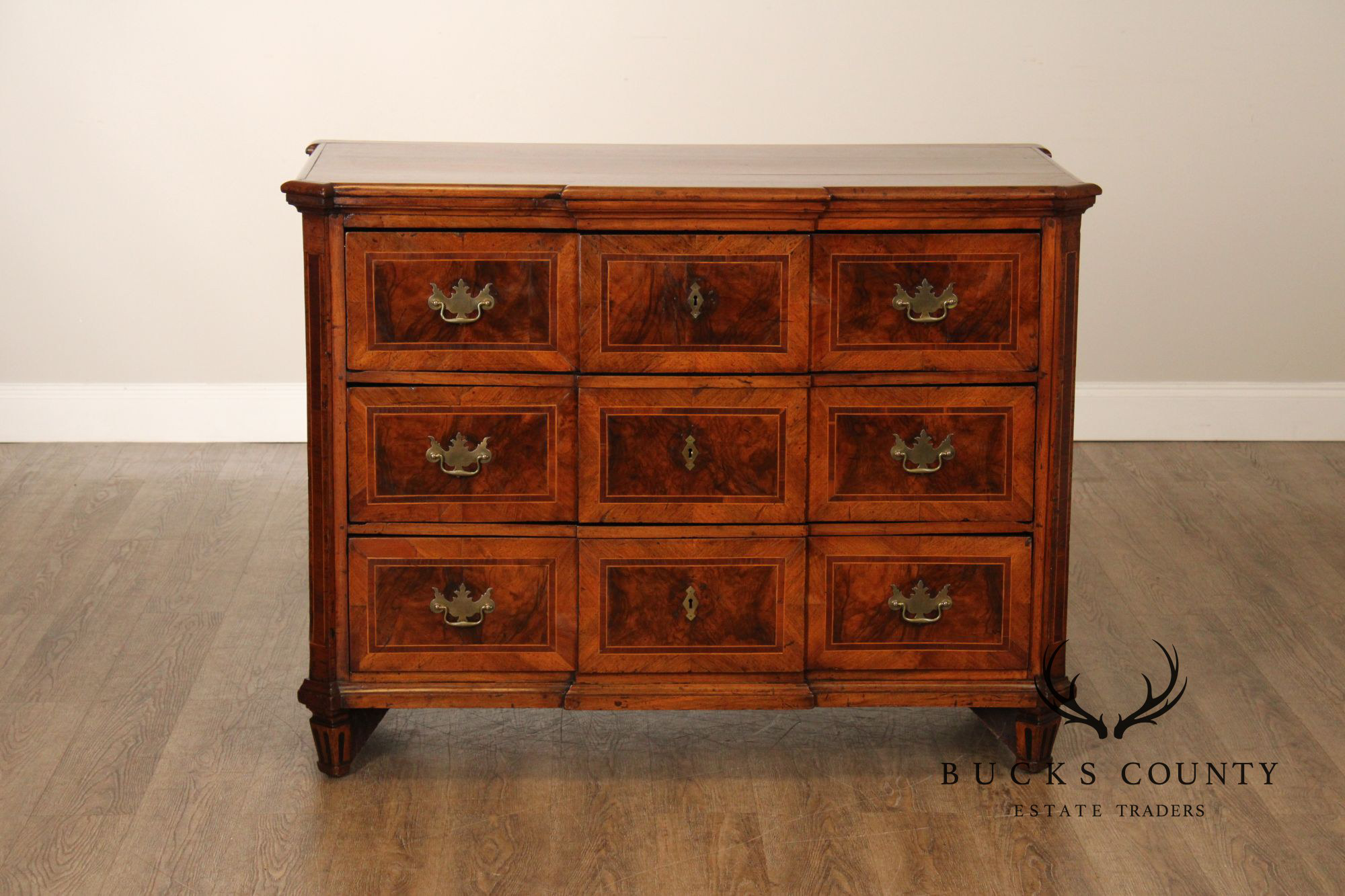 Antique Louis XVI Walnut Chest of Drawers