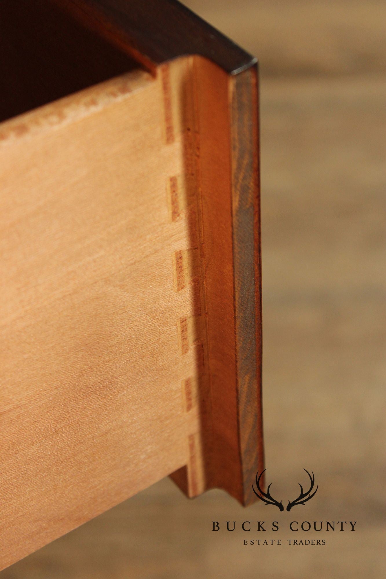 Henredon 'Scene One' Campaign Style Bedroom Armoire Cabinet