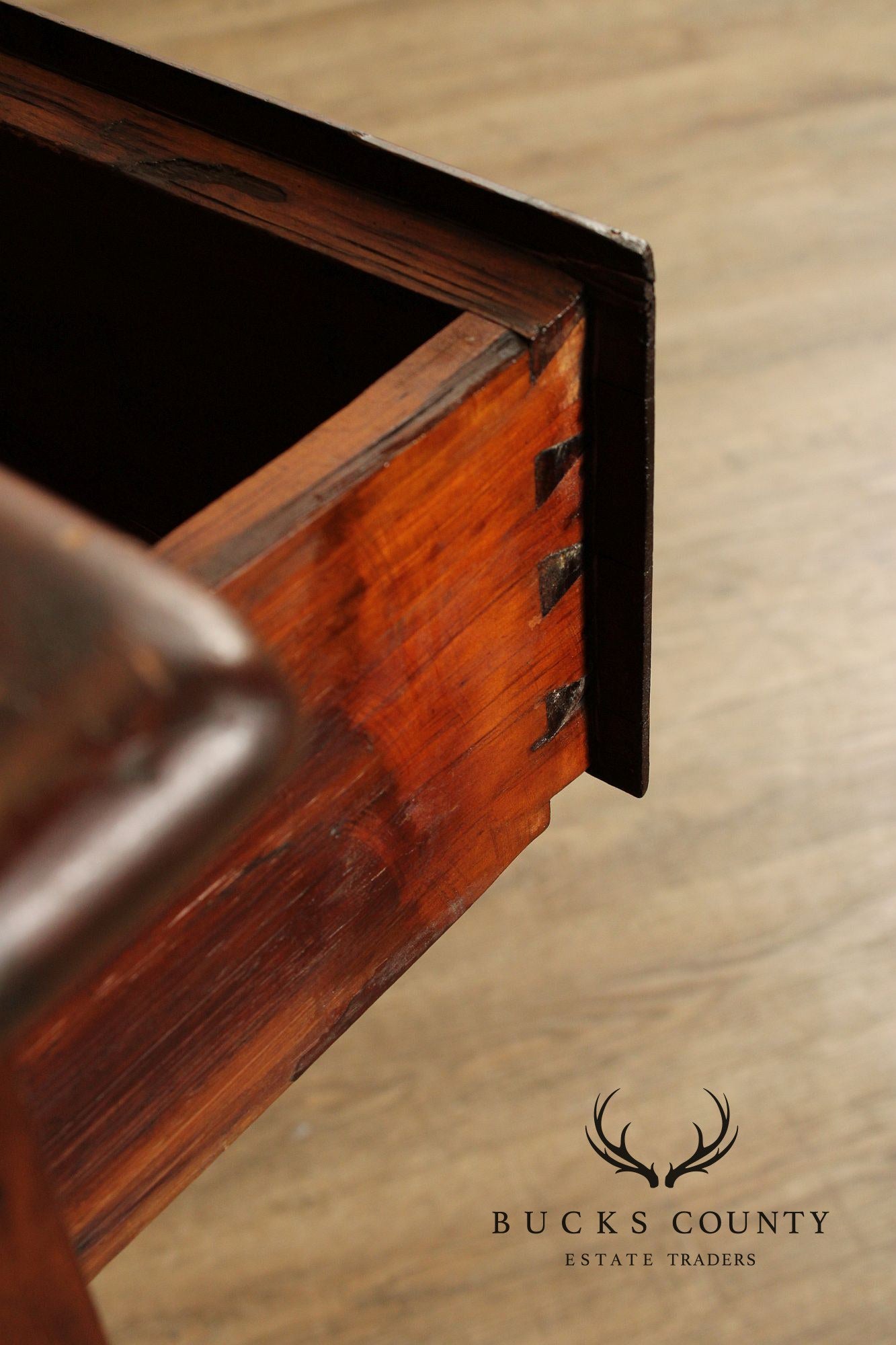 Antique Country Pine Server and Hutch