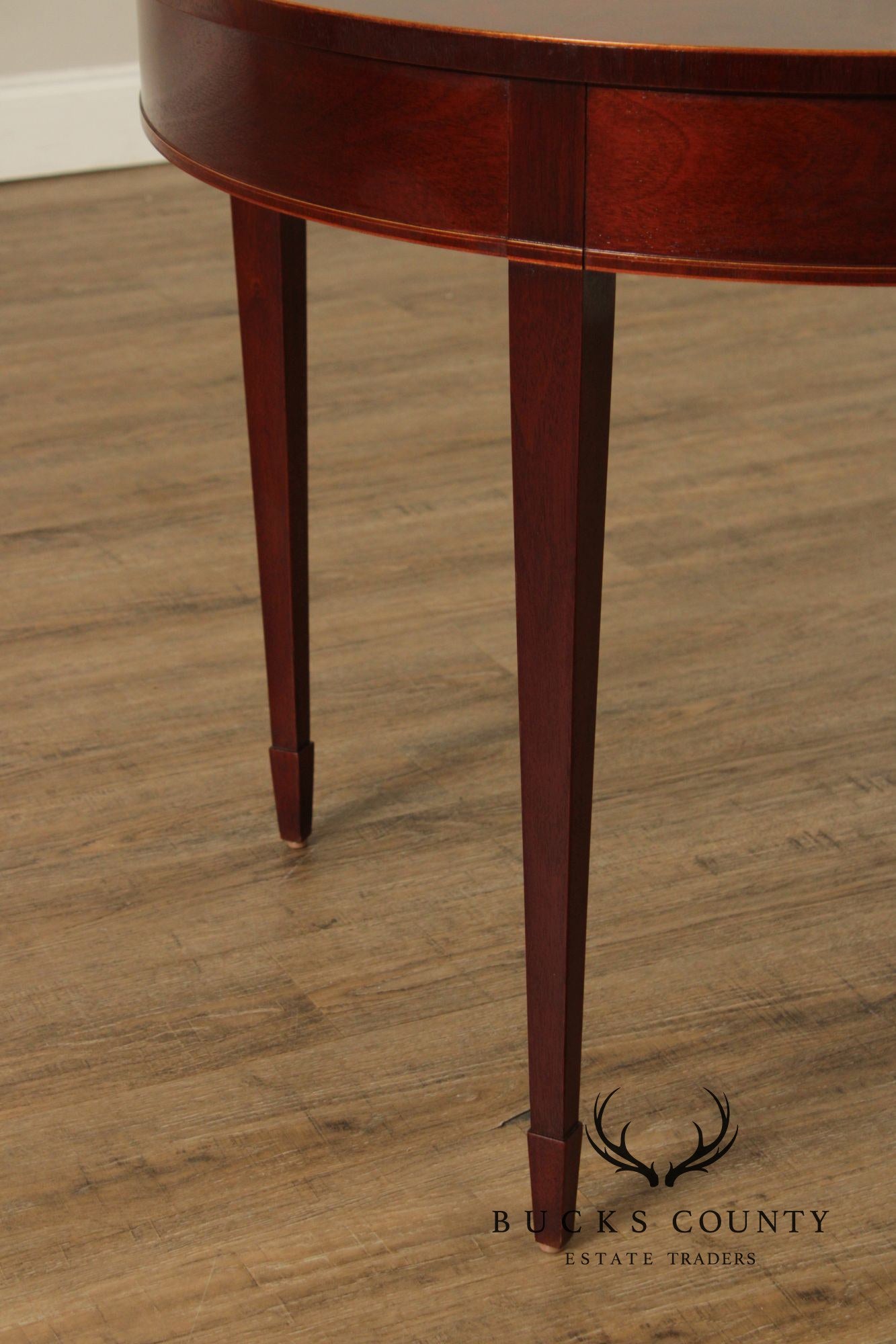 Baker Federal Style Inlaid Mahogany Center Table