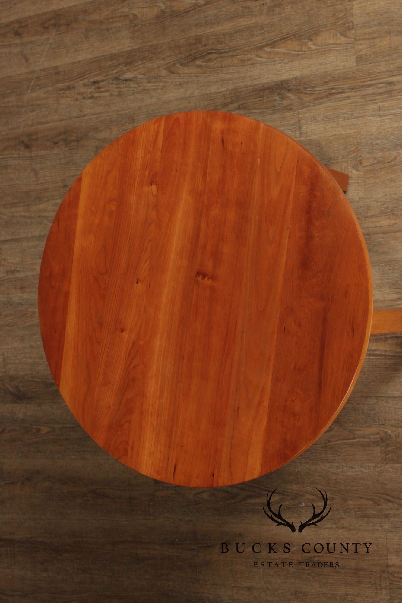Stickley Mission Collection Cherry Round Lamp Table