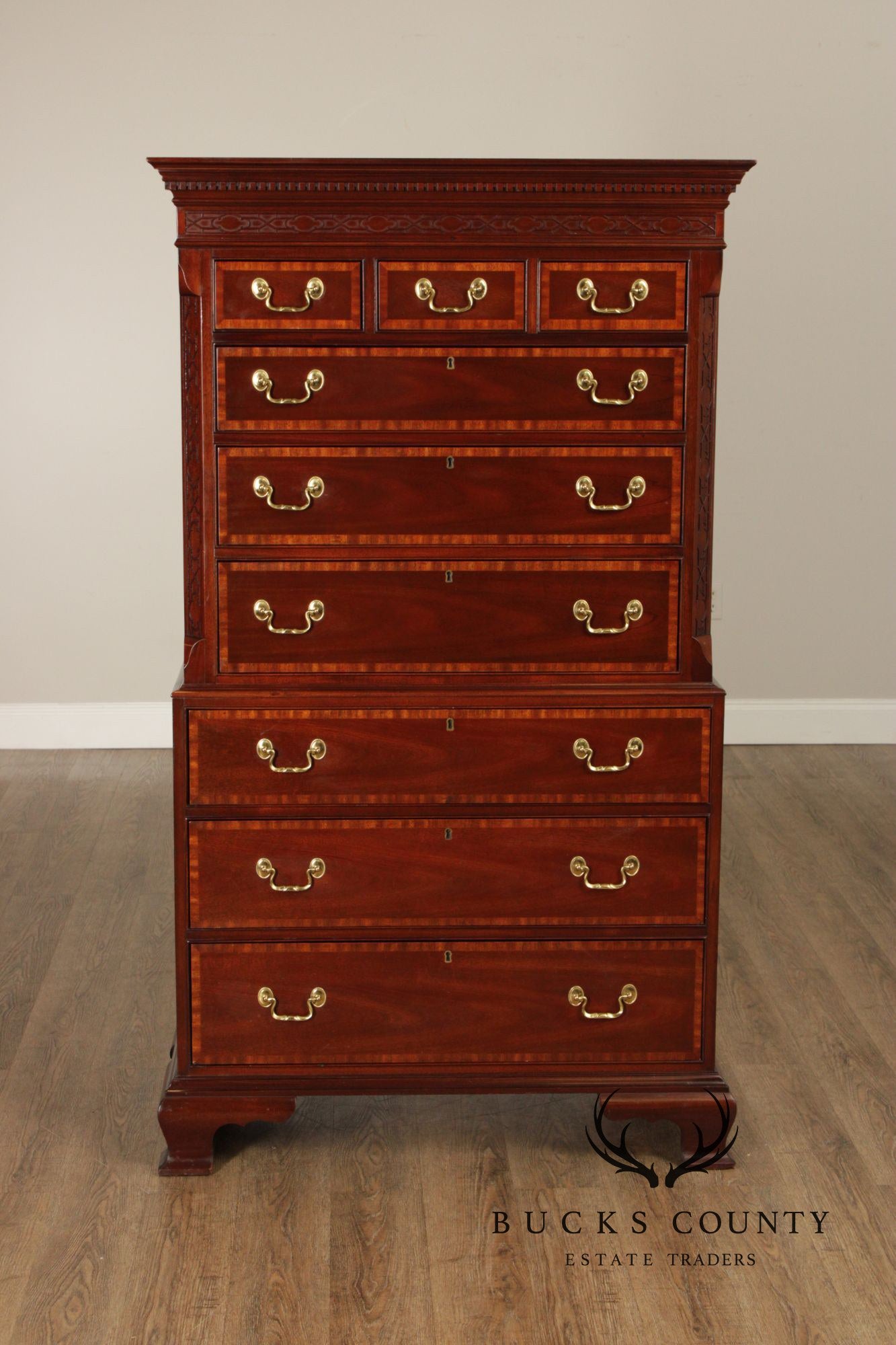 COUNCIL CRAFTSMAN CHIPPENDALE TALL CHEST