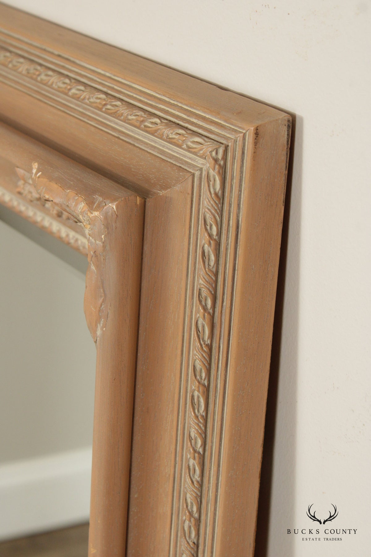 LaBarge Baroque Style Carved Frame Wall Mirror
