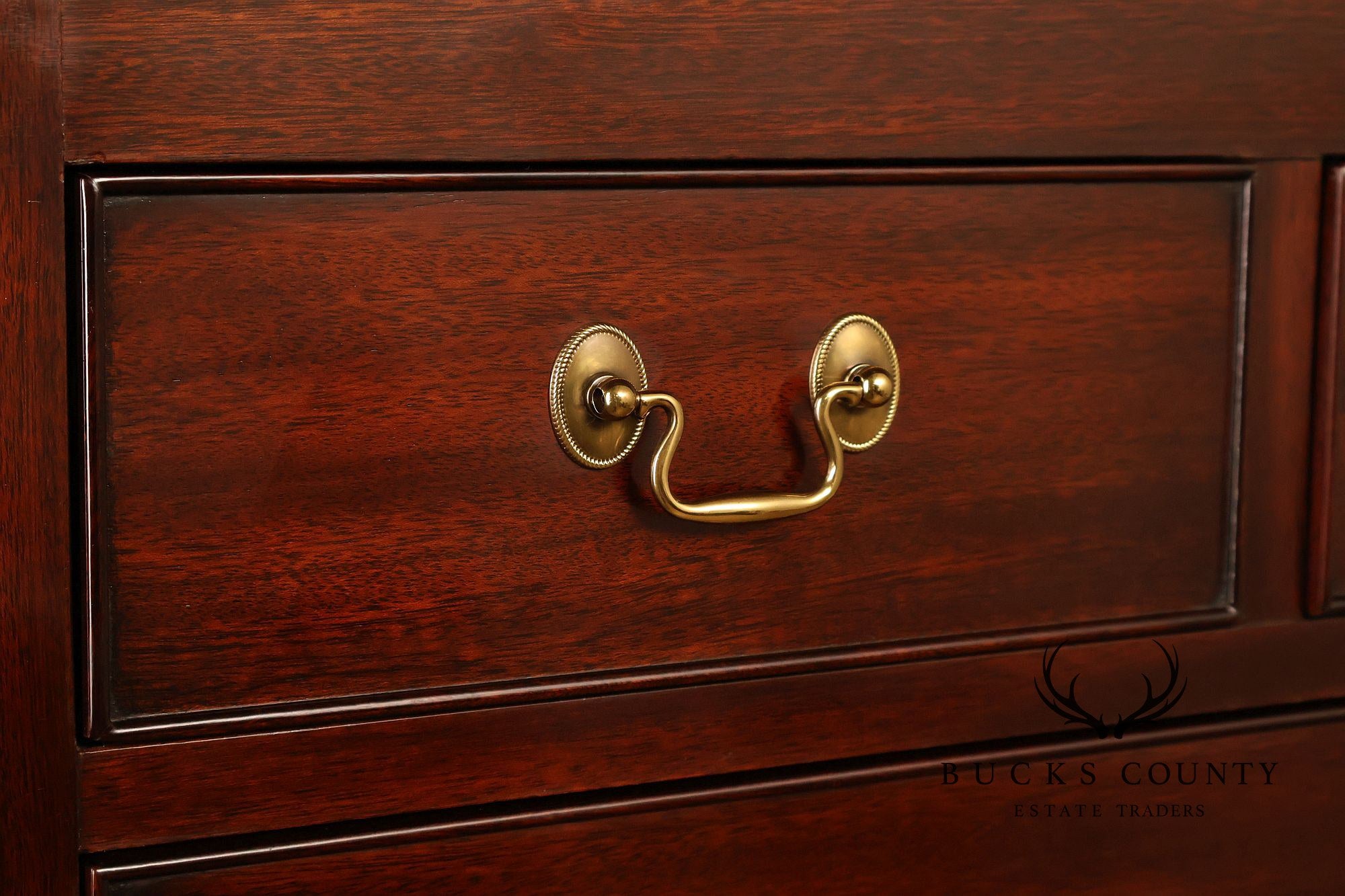 Henkel Harris Chippendale Style Mahogany Tall Chest