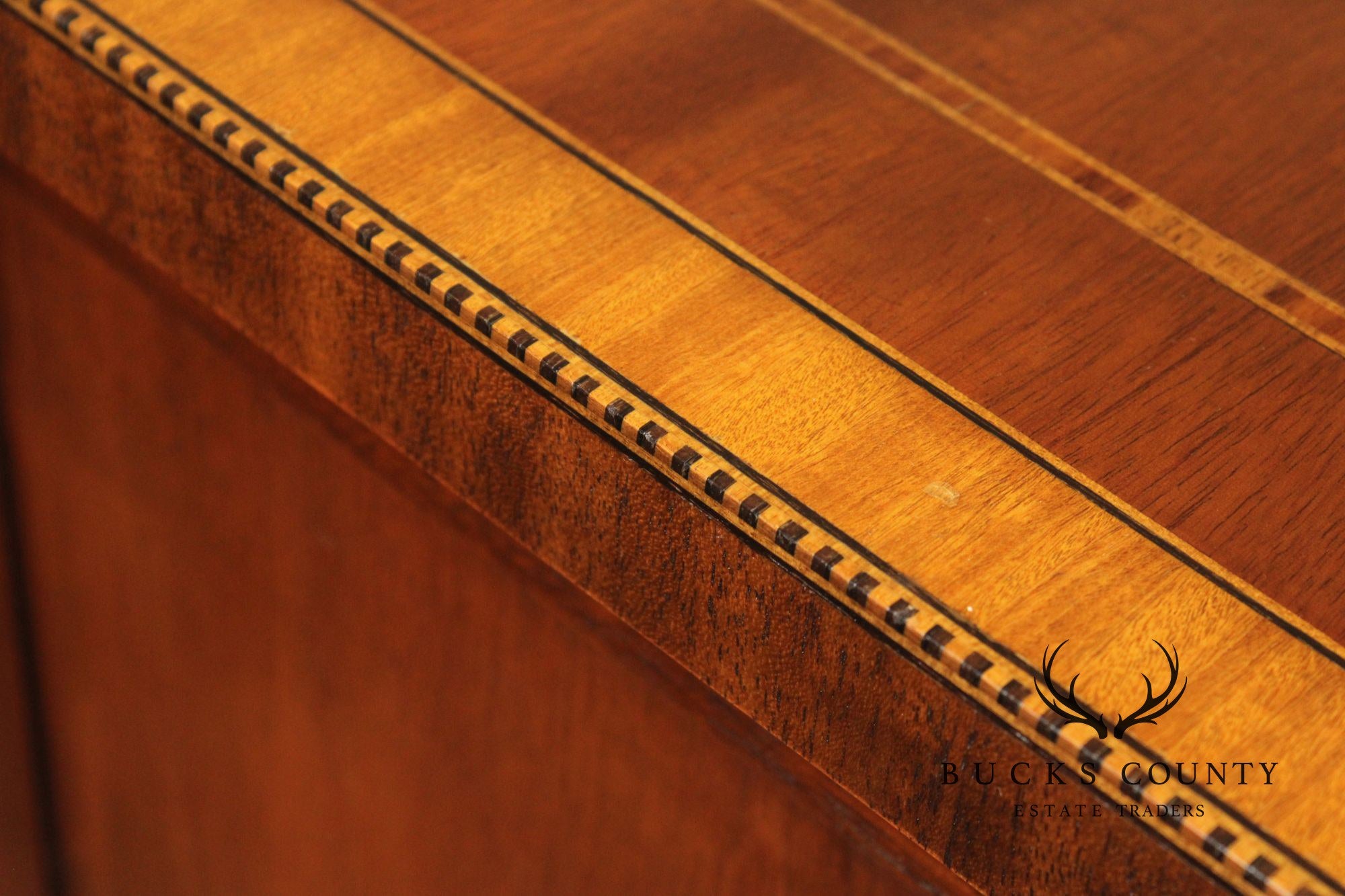 BAKER STATELY HOMES COLLECTION INLAID MAHOGANY SIDEBOARD