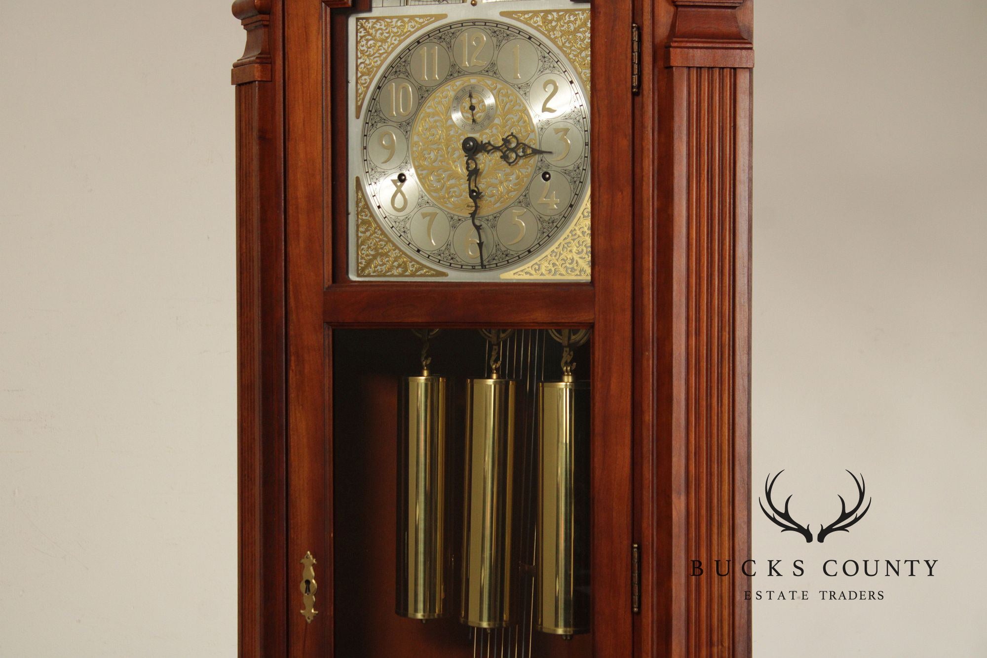 Ridgeway Winford Cherry Corner Grandfather Clock