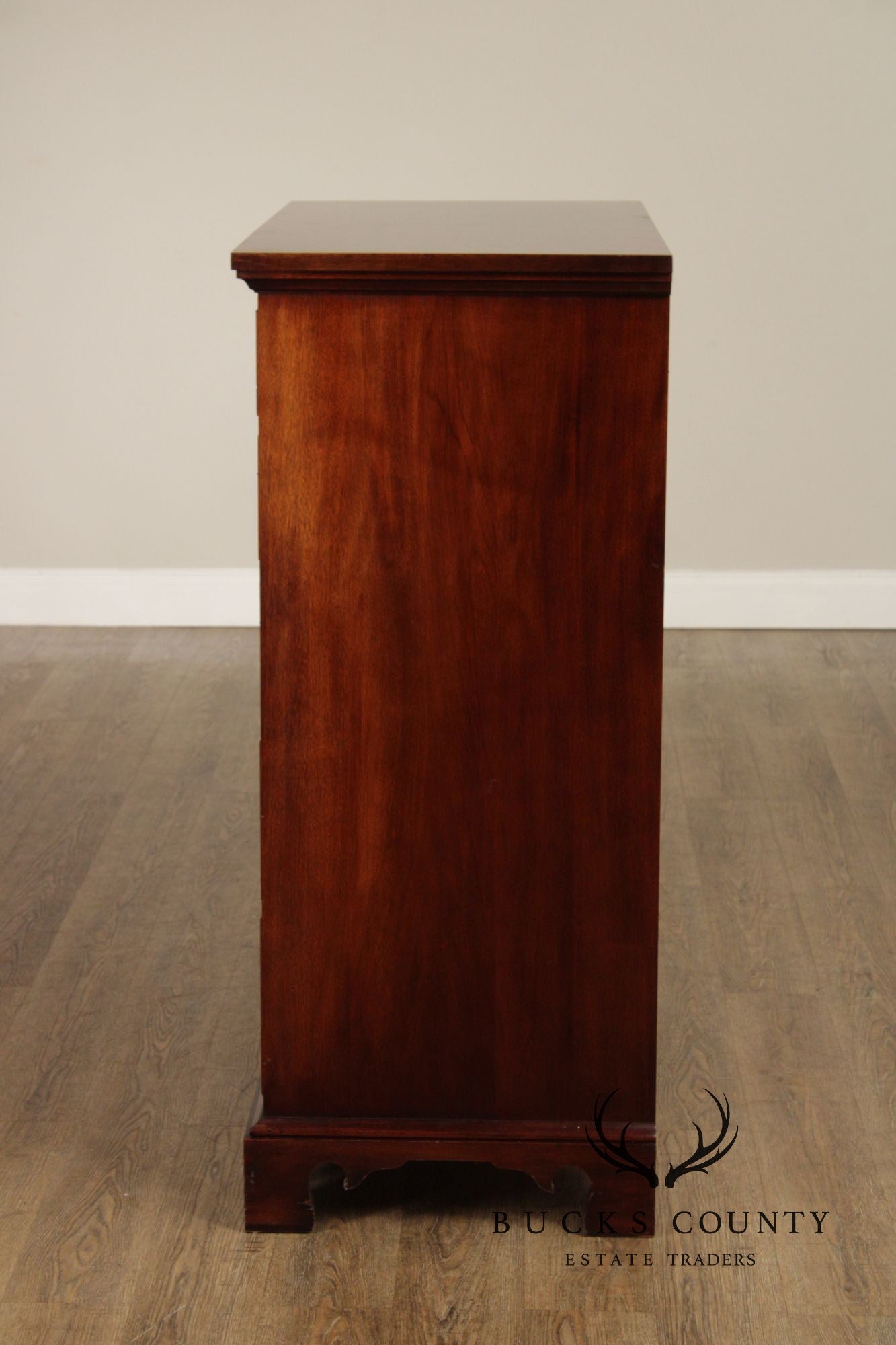 Craftique Chippendale Style Mahogany Tall Chest