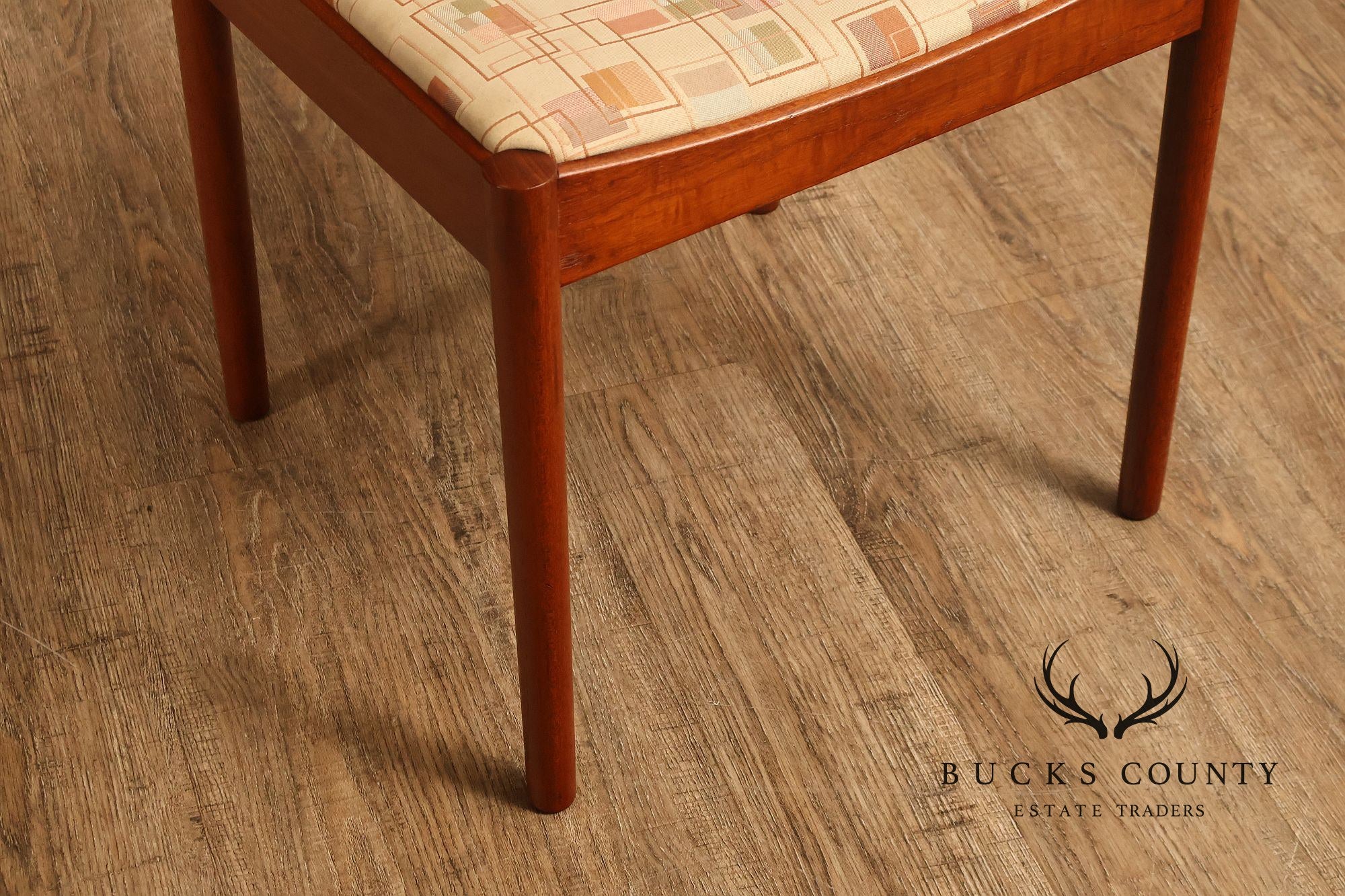 Danish Modern Set Of Eight Compatible Teak Dining Chairs