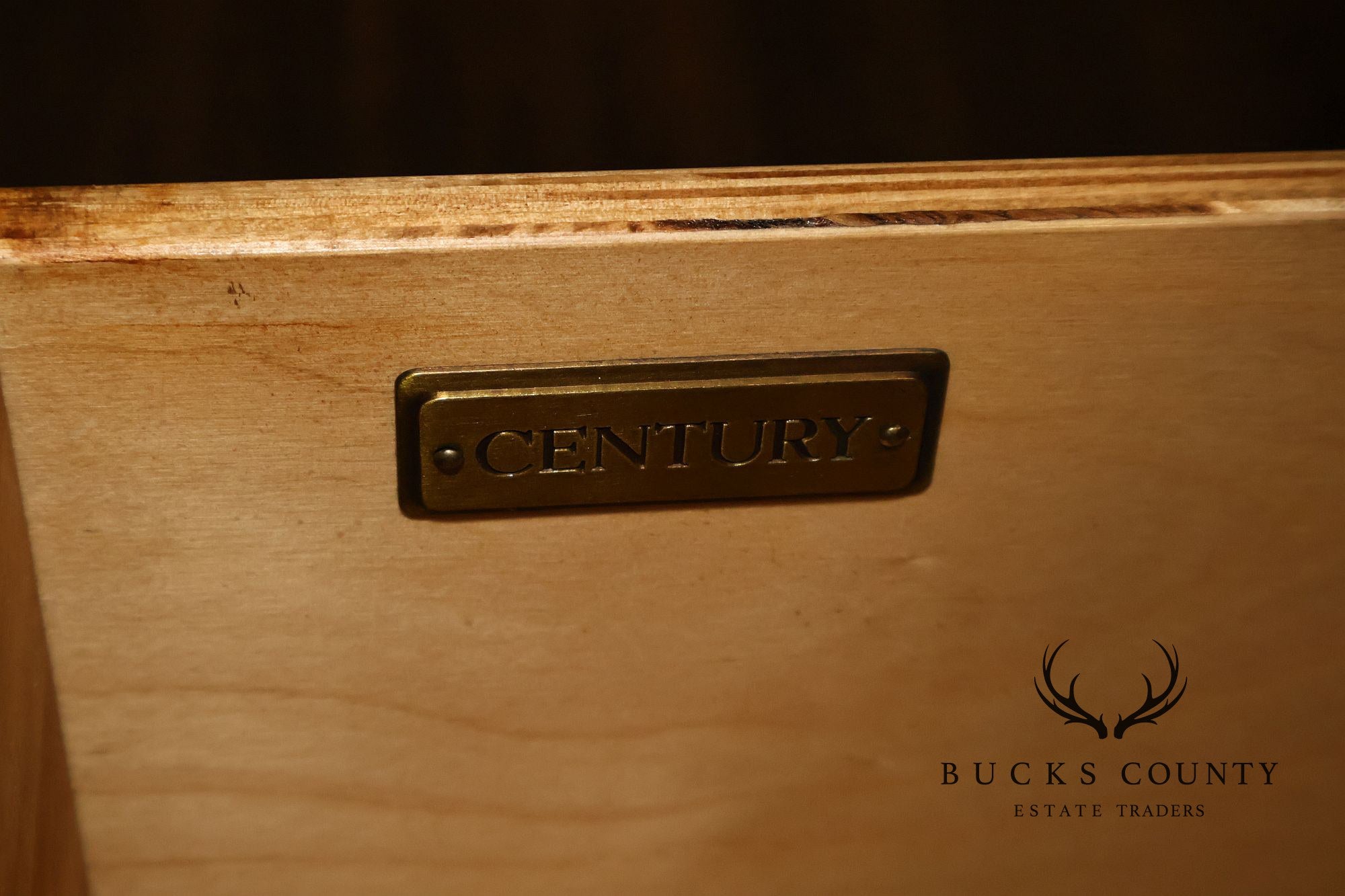 Century Furniture French Provincial Style Marble Top Chest