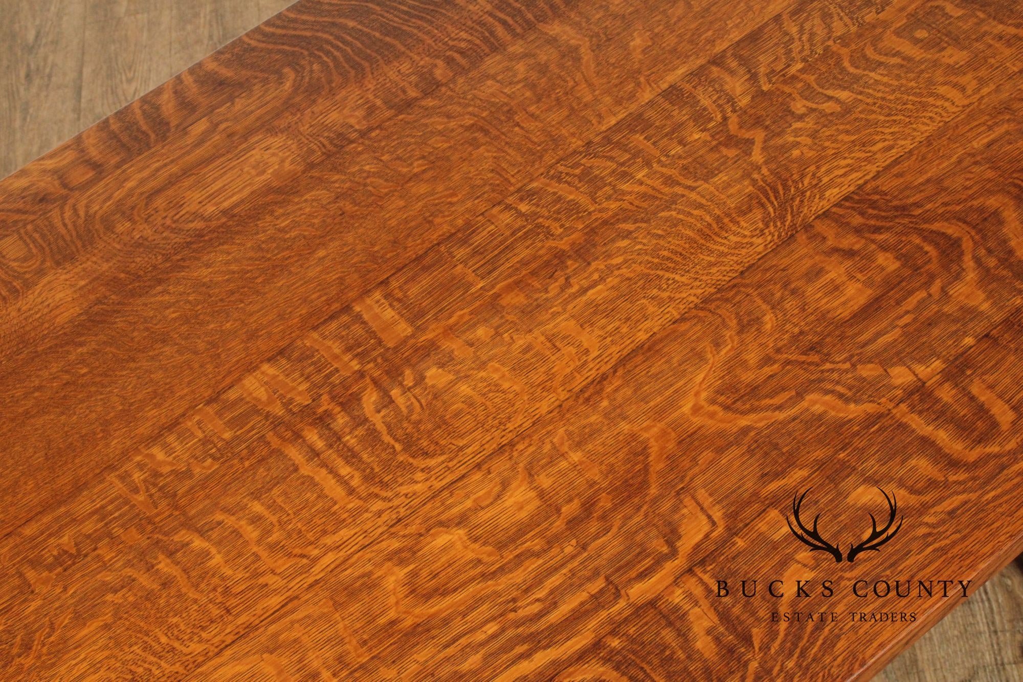 Limbert Antique Mission Oak Library Table