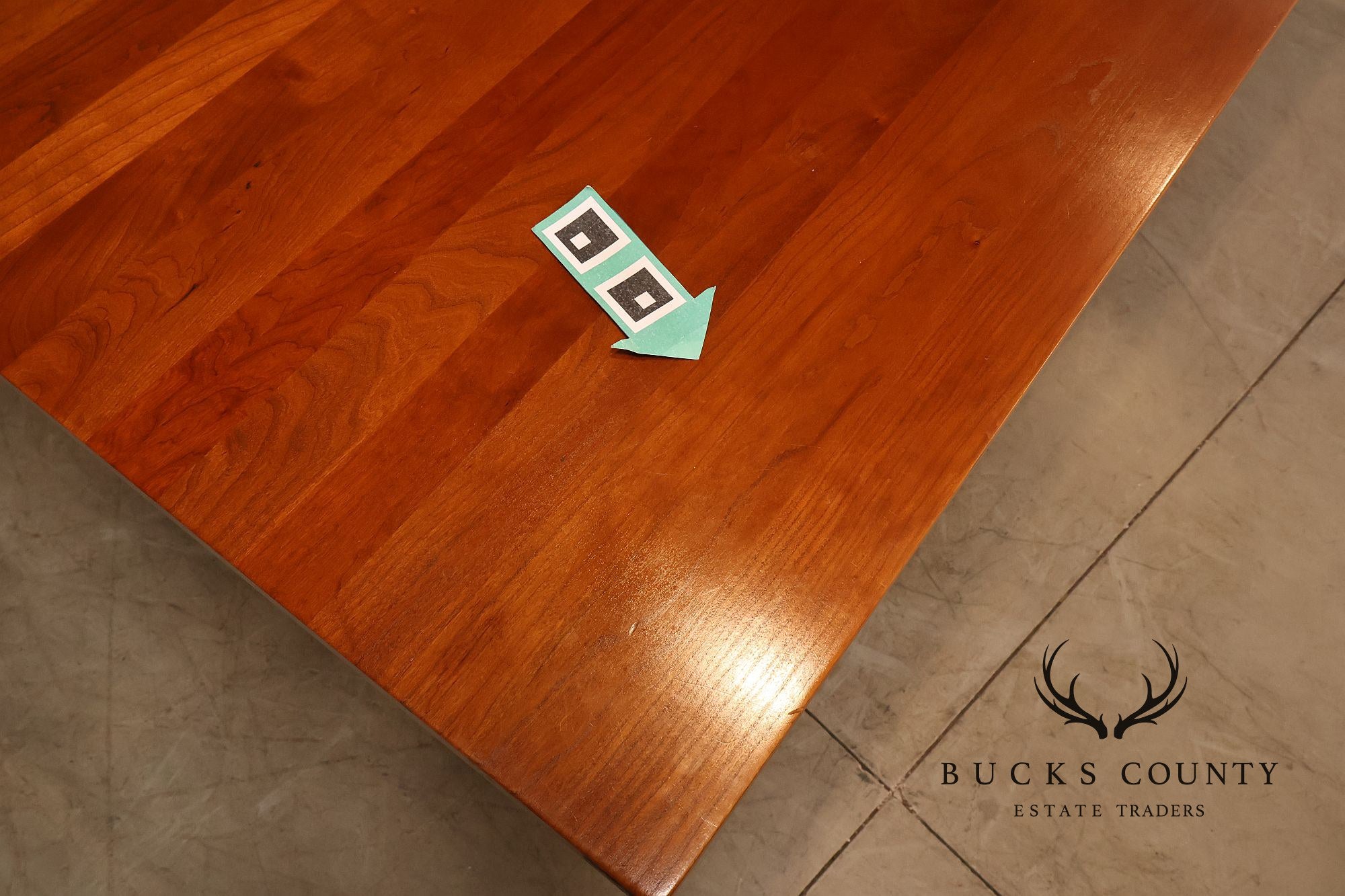 Frederick Duckloe Solid Cherry Expandable Dining Table
