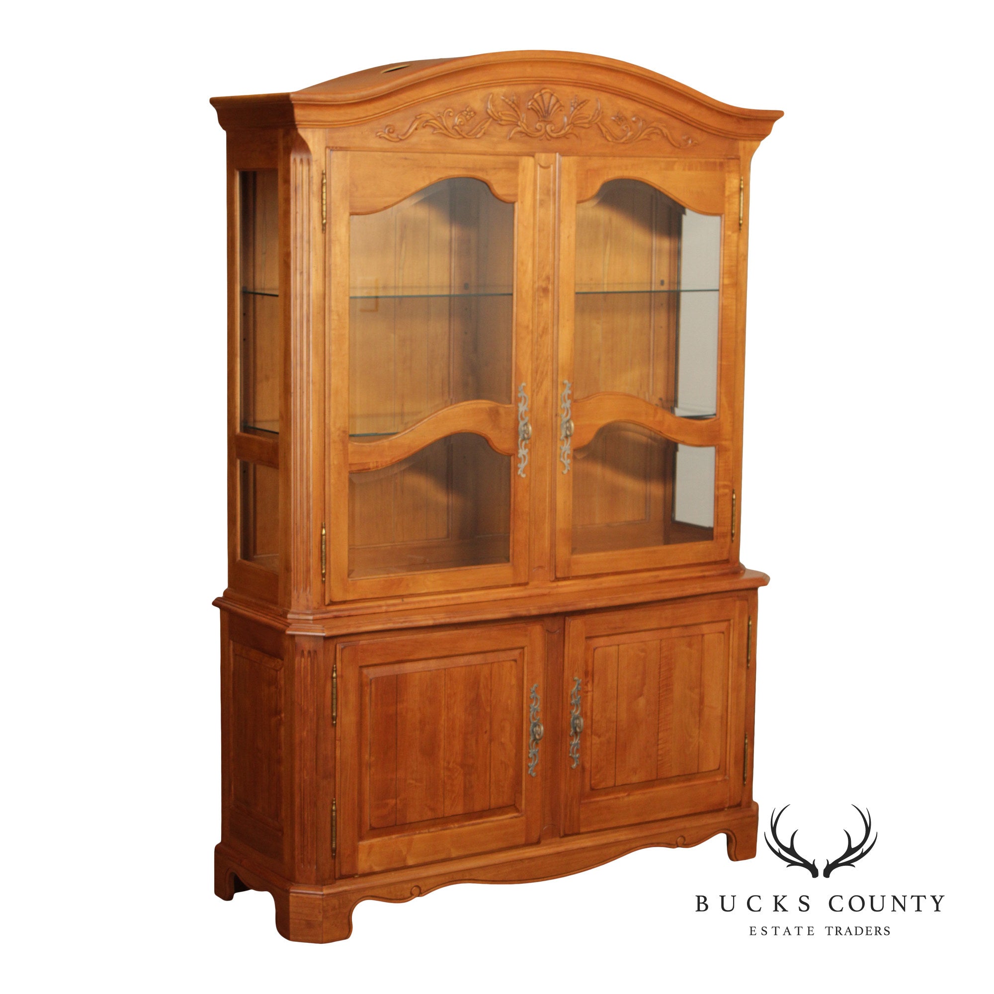 Ethan Allen 'Legacy' French Country Style China Cabinet