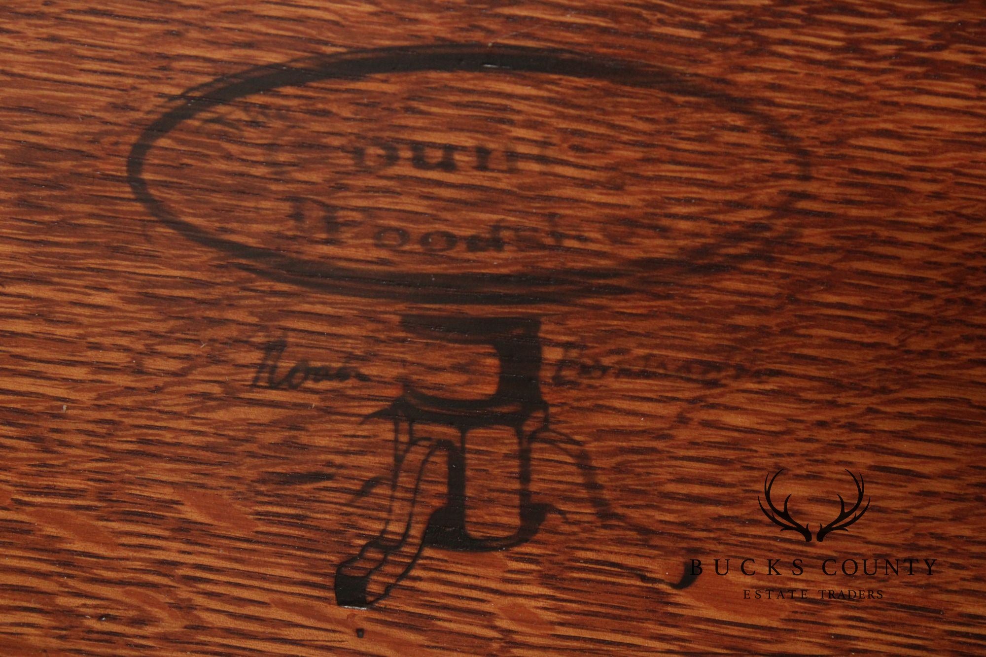 Custom Quality Modern Guitar Pick Oak Counter Height Dining Table