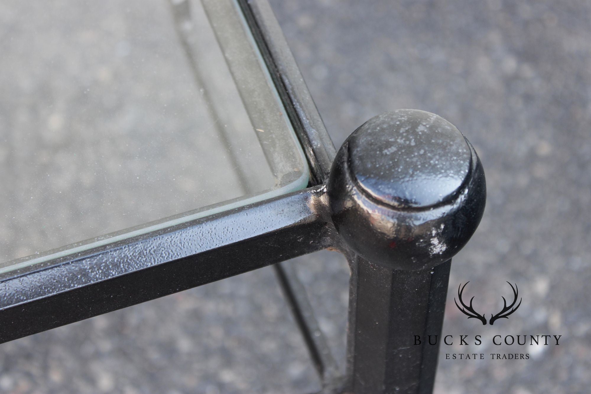 Woodard Delphi Cast Aluminum Glass Top coffee Table