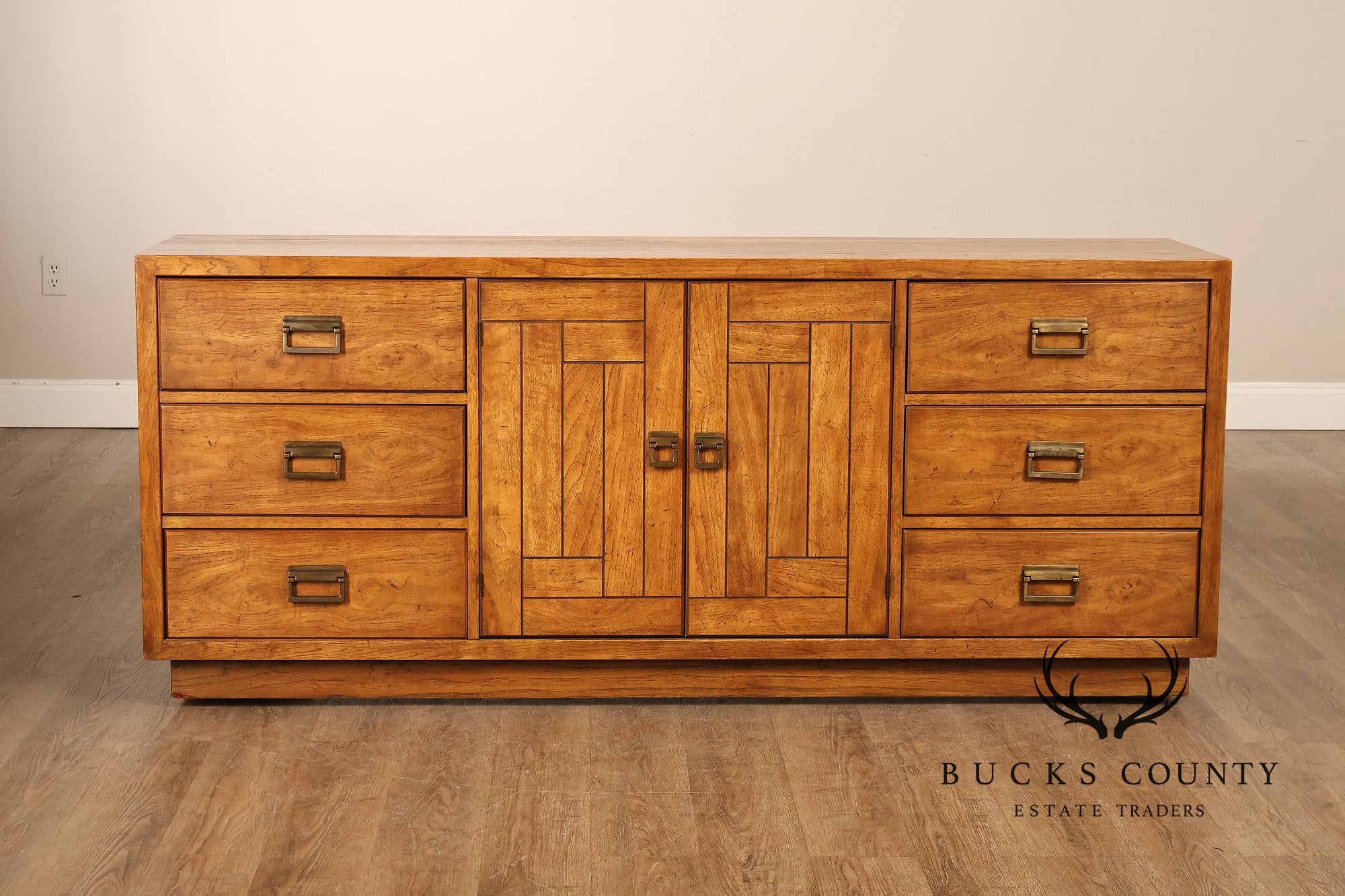 Drexel 'Woodbriar' Campaign Style Chest of Drawers