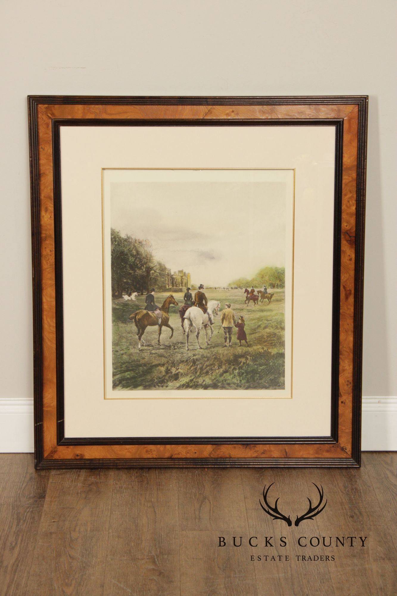 Heywood Hardy Framed Fox Hunt Print, 'Going to the Meet'