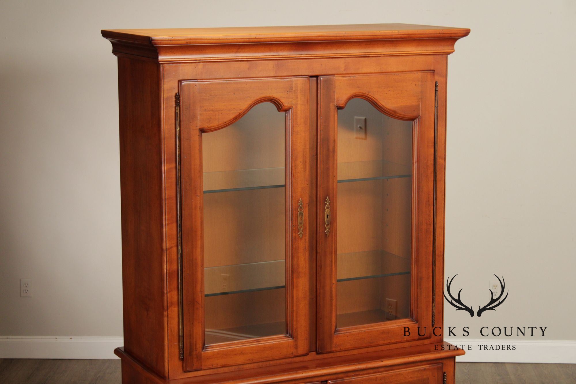 Guido Michele Italian Provincial China Display Cabinet