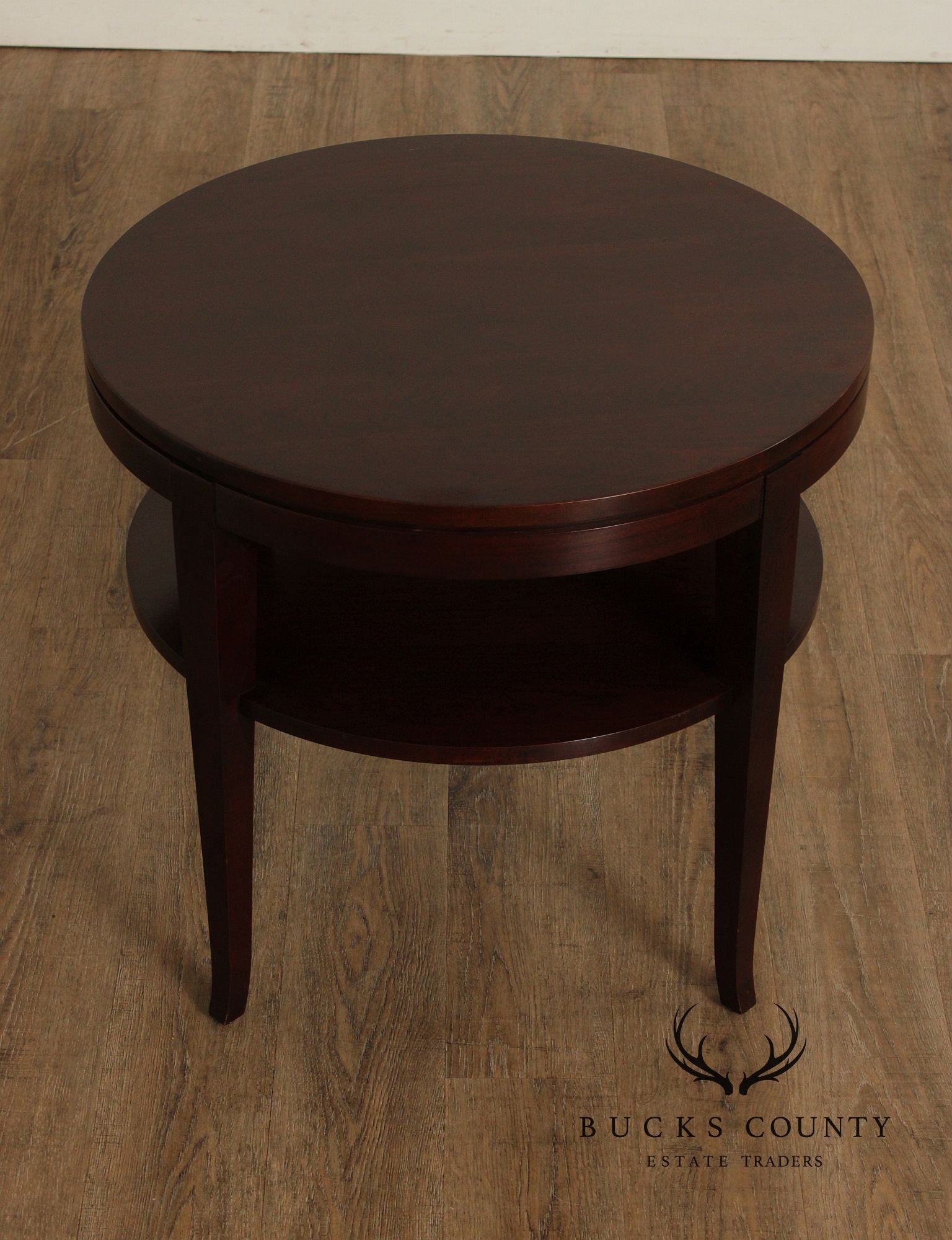 Stickley Metropolitan Collection Round Cherry Lamp Table