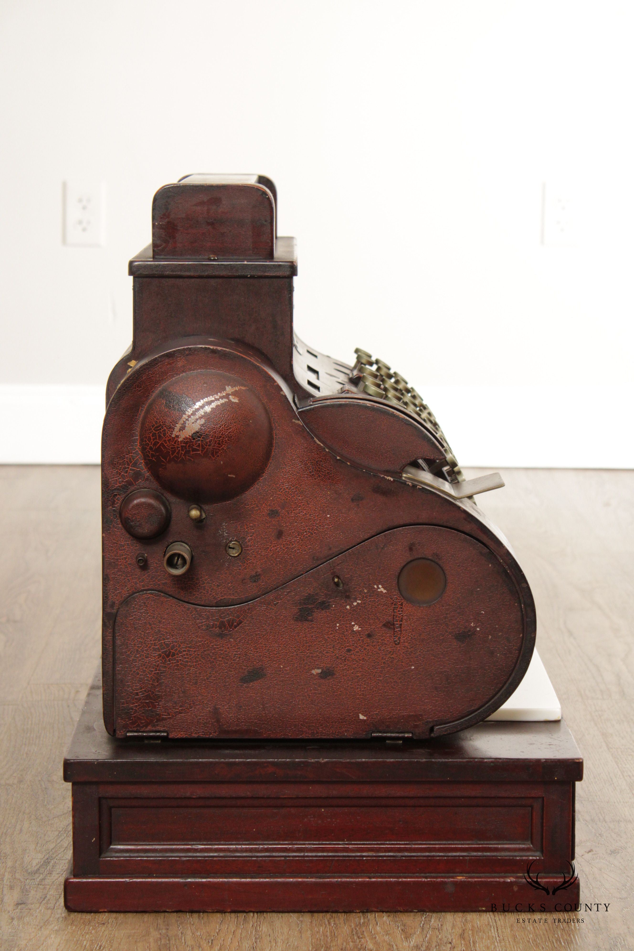 Vintage National Hand-Crank Cash Register