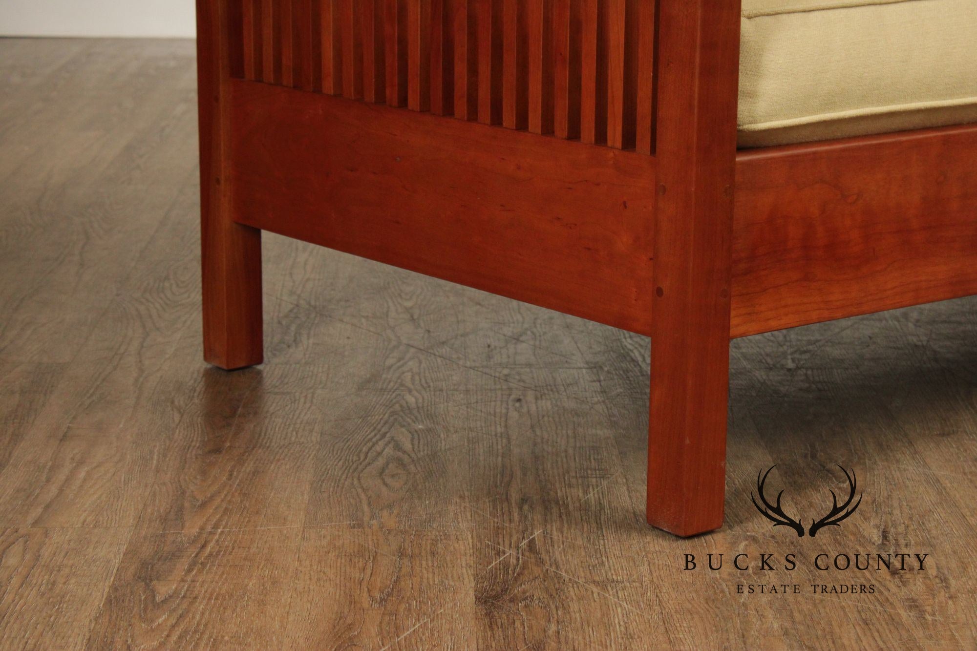 Stickley Mission Collection Cherry Spindle Sofa
