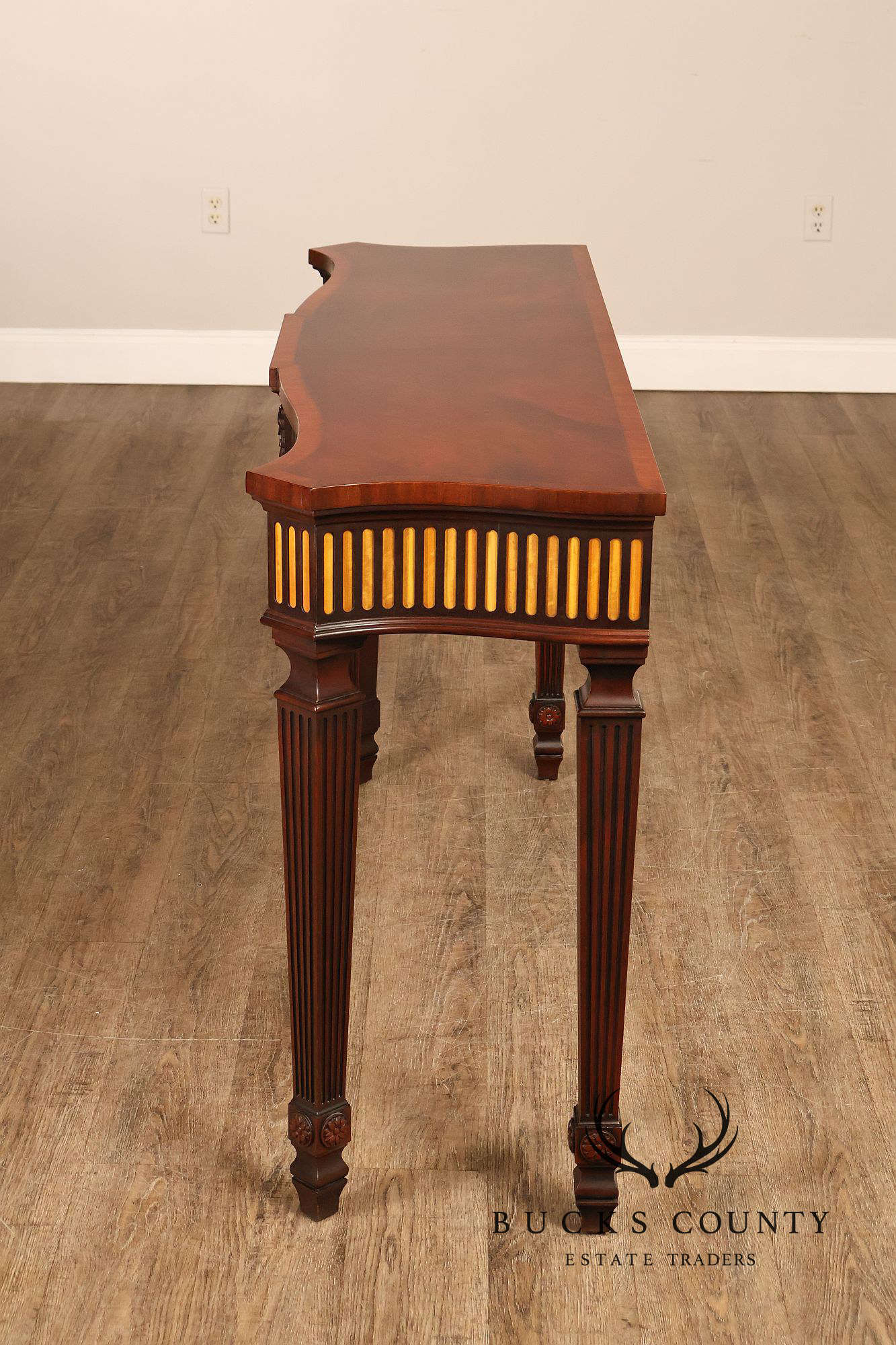 Henkel Harris Federal Style Mahogany Console Table