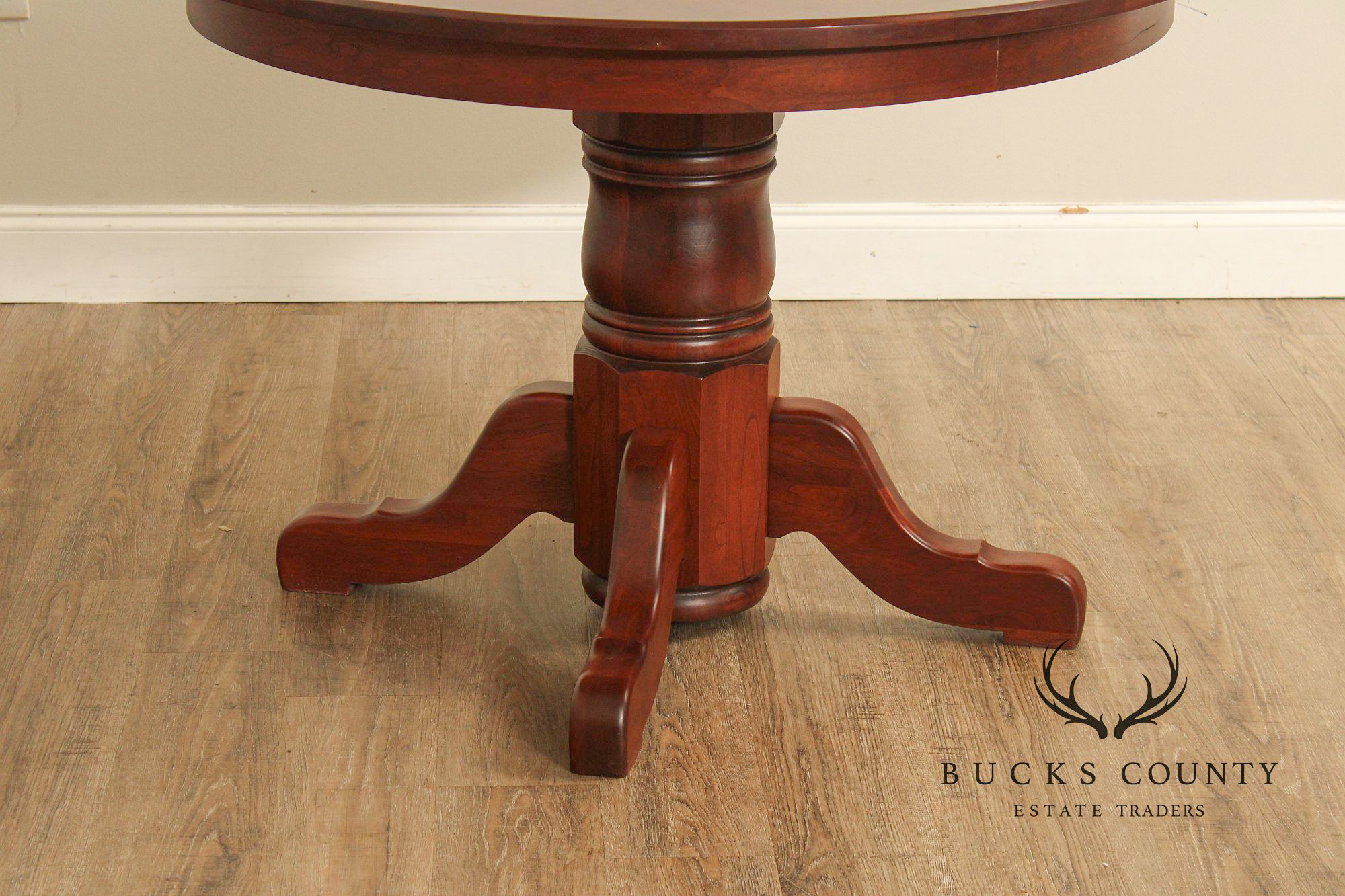 Hunt Country Furniture Round Top Cherry Dining Table