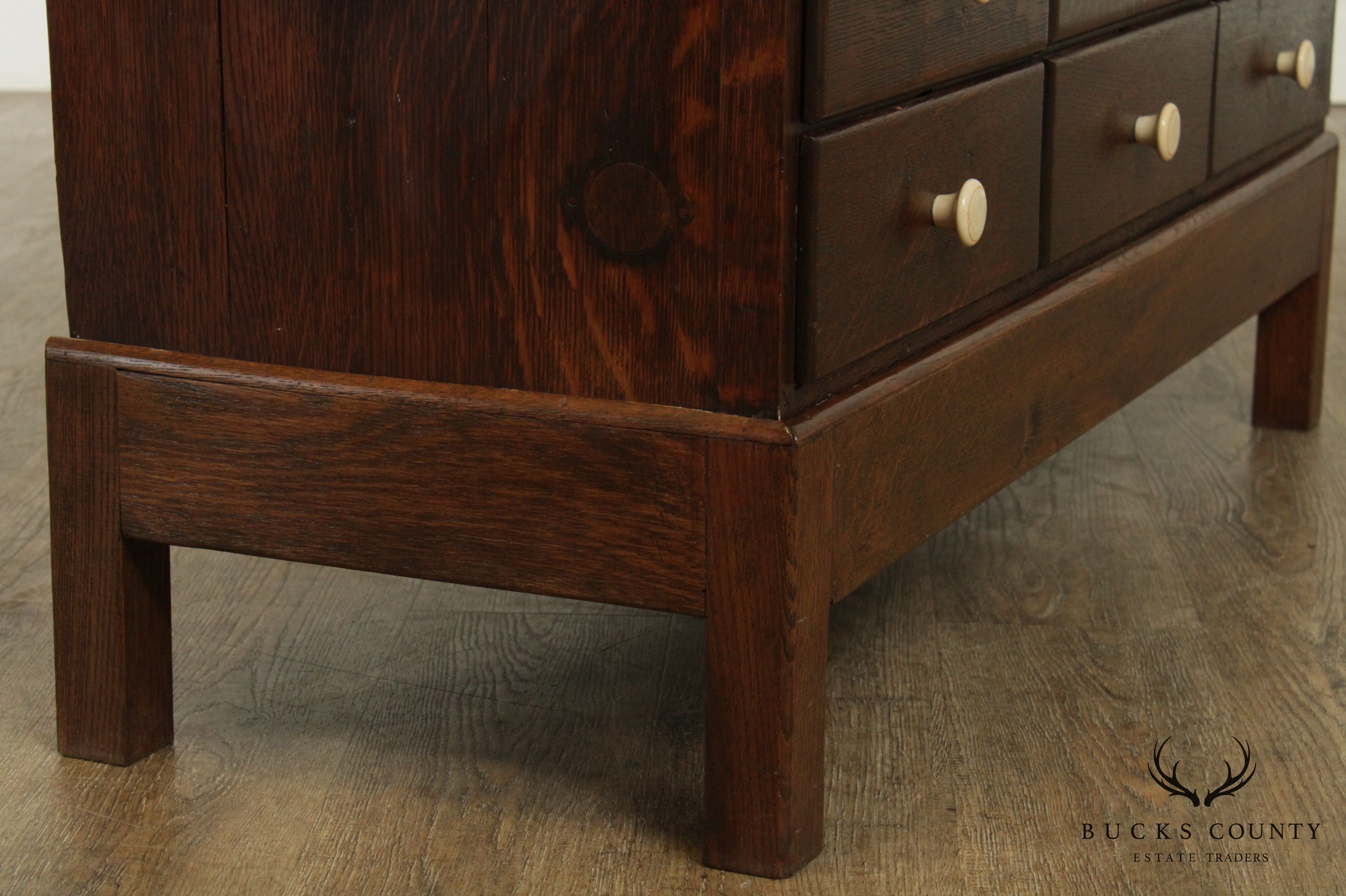 Wabash Cabinet Co. Antique 9 Drawer Letter File