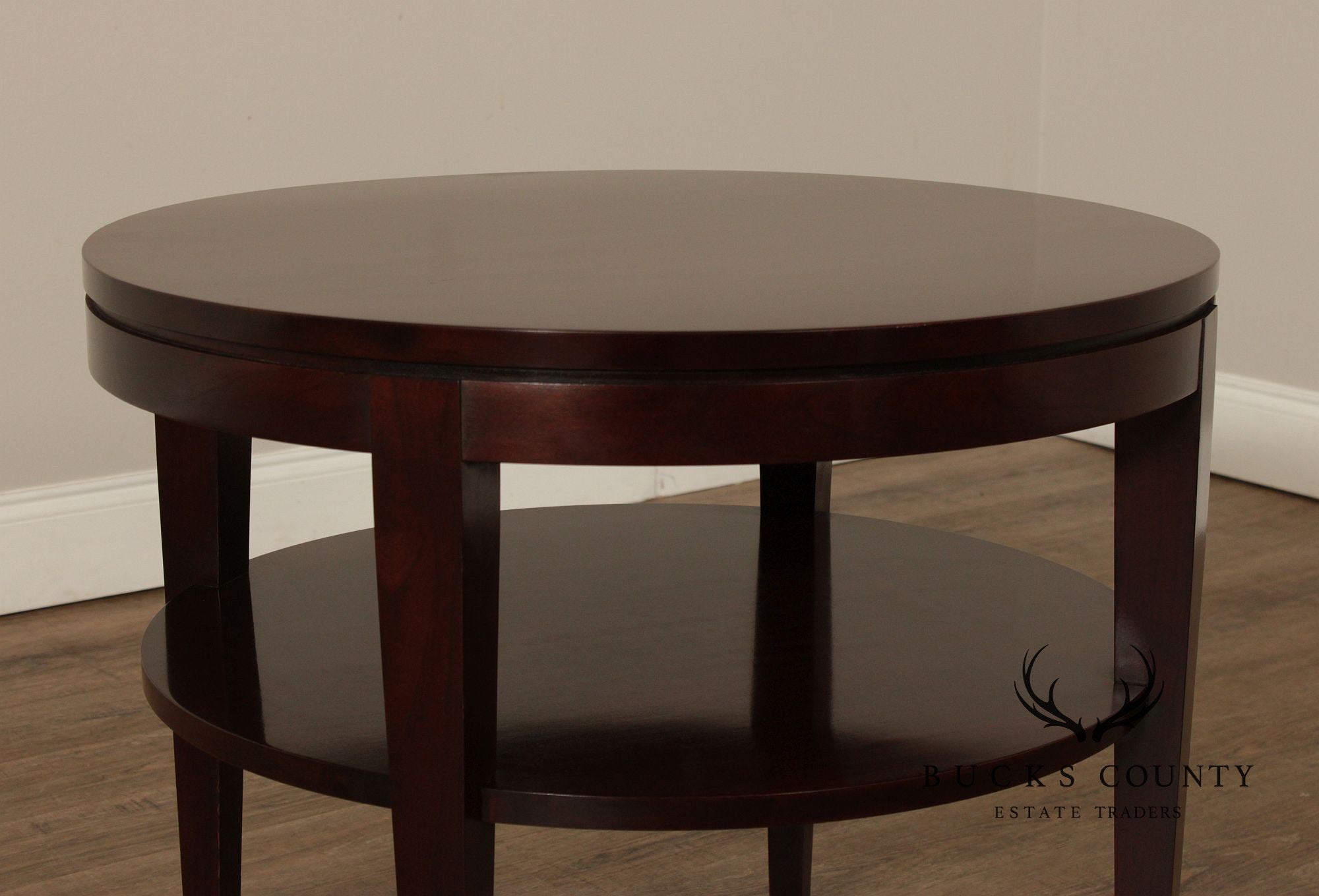 Stickley Metropolitan Collection Round Cherry Lamp Table