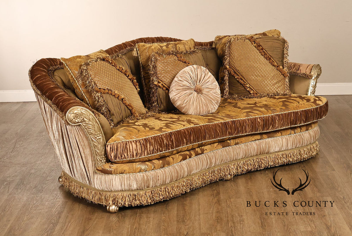 Italian Renaissance Style Upholstered Sofa