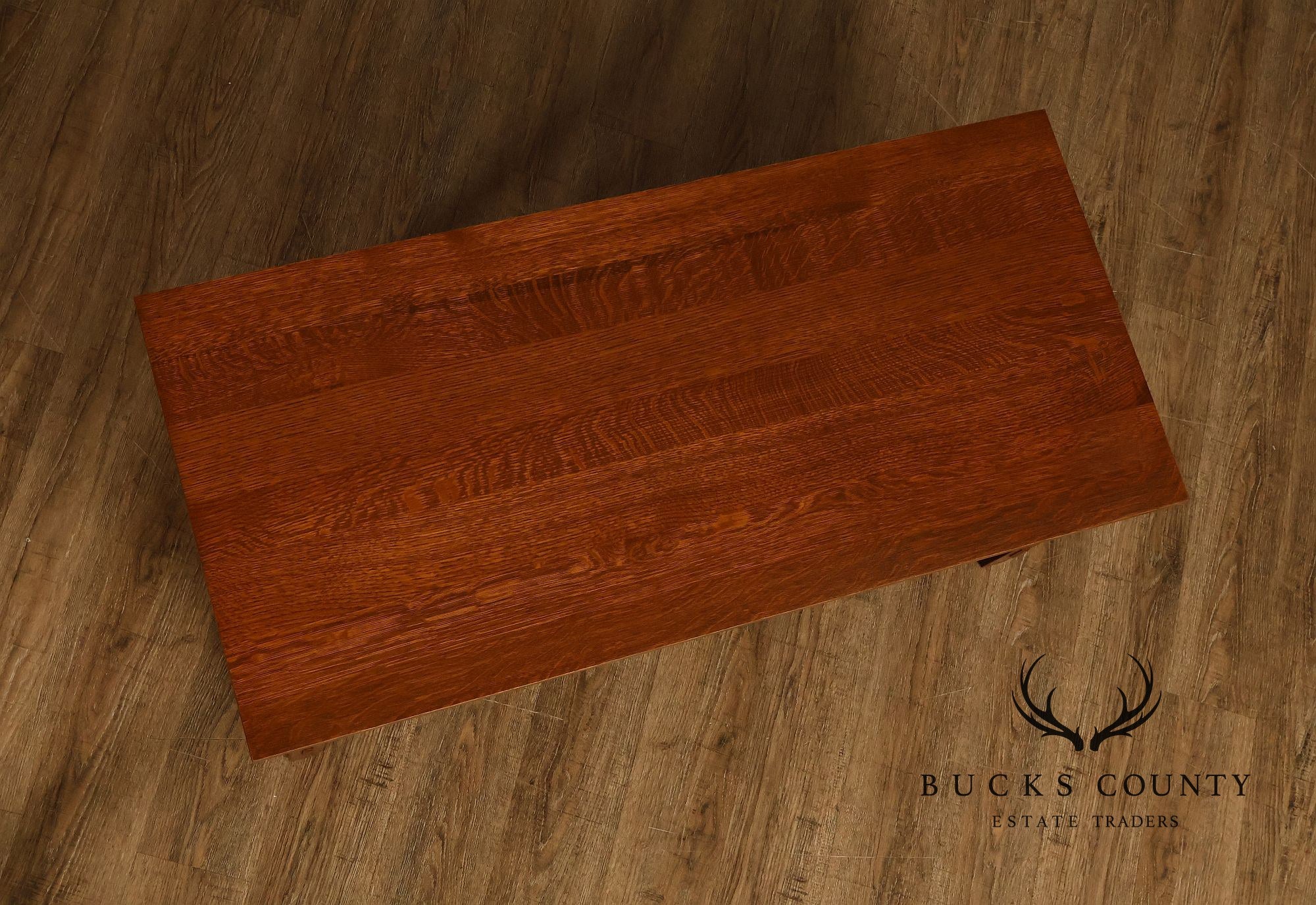 Stickley Mission Collection Oak Spindle Coffee Table