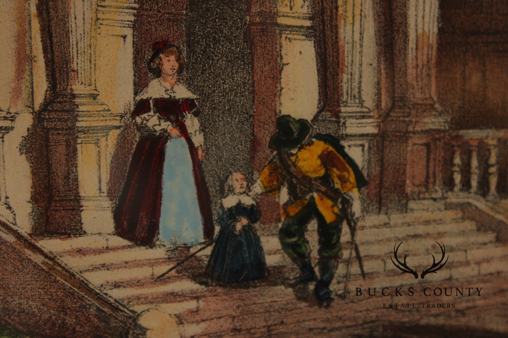 Joseph Nash Pair of Lithographs, 'Bramshill Hants' & 'Brereton, Cheshire'