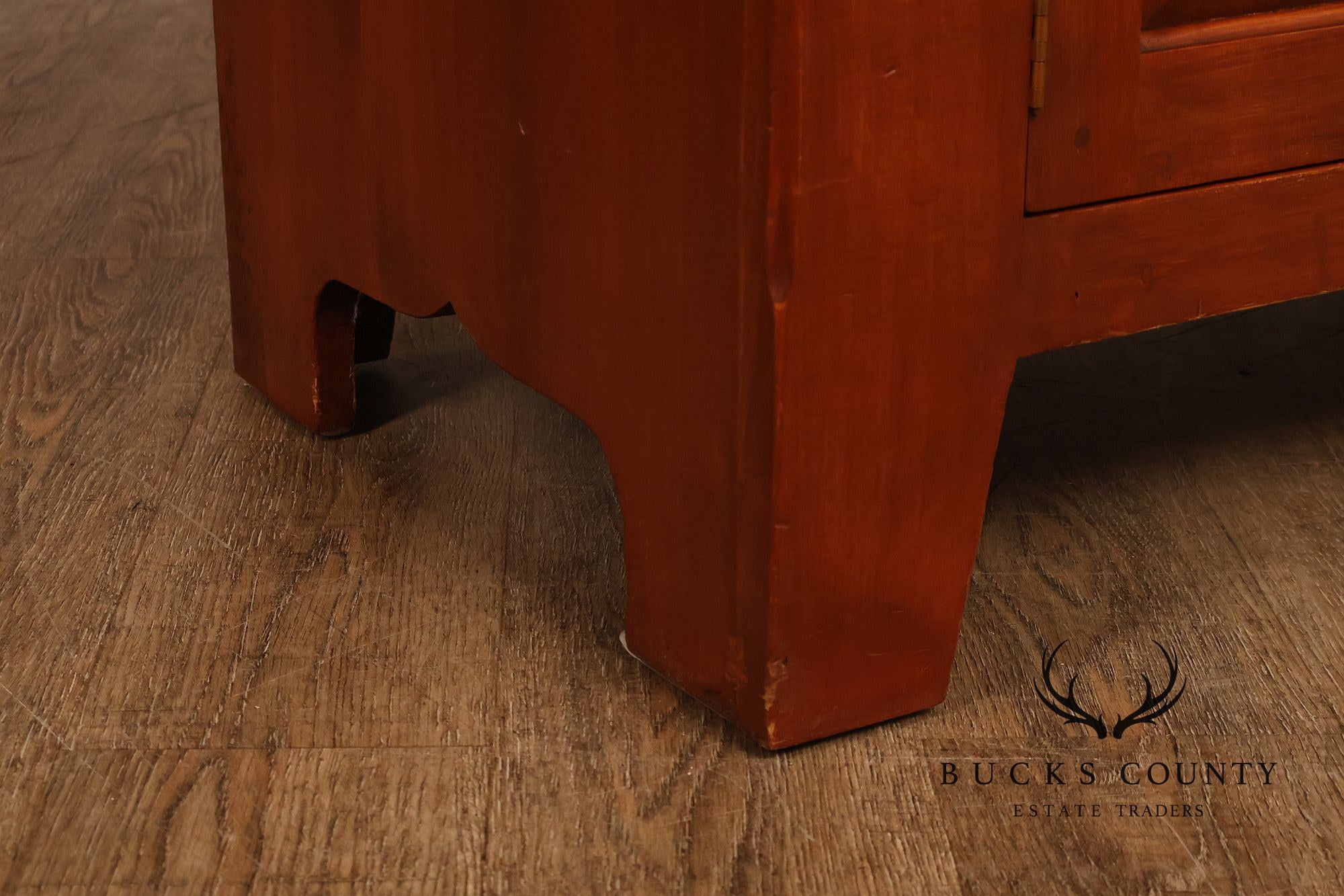 Custom Quality Farmhouse Pine Step Back Hutch