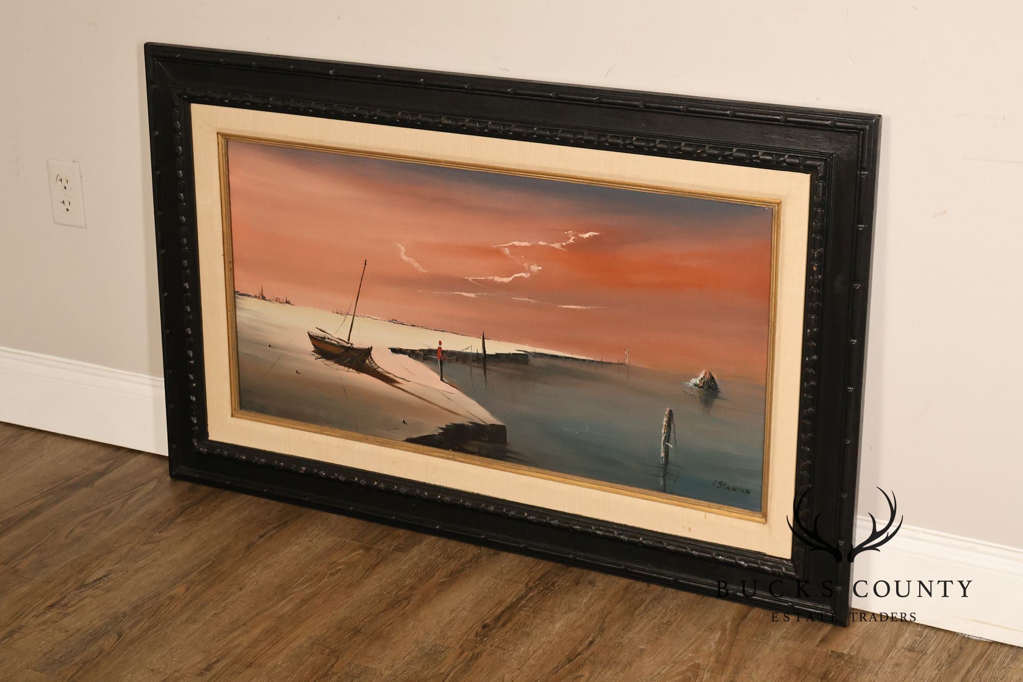 John Stancin Surrealist Oil Painting, Deserted