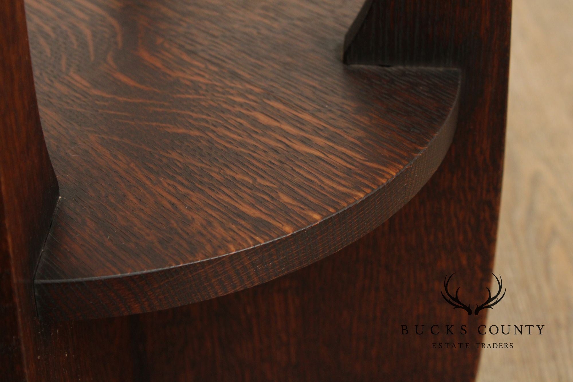 Warren Hile Studio Custom Crafted Mission Oak Fern Stand