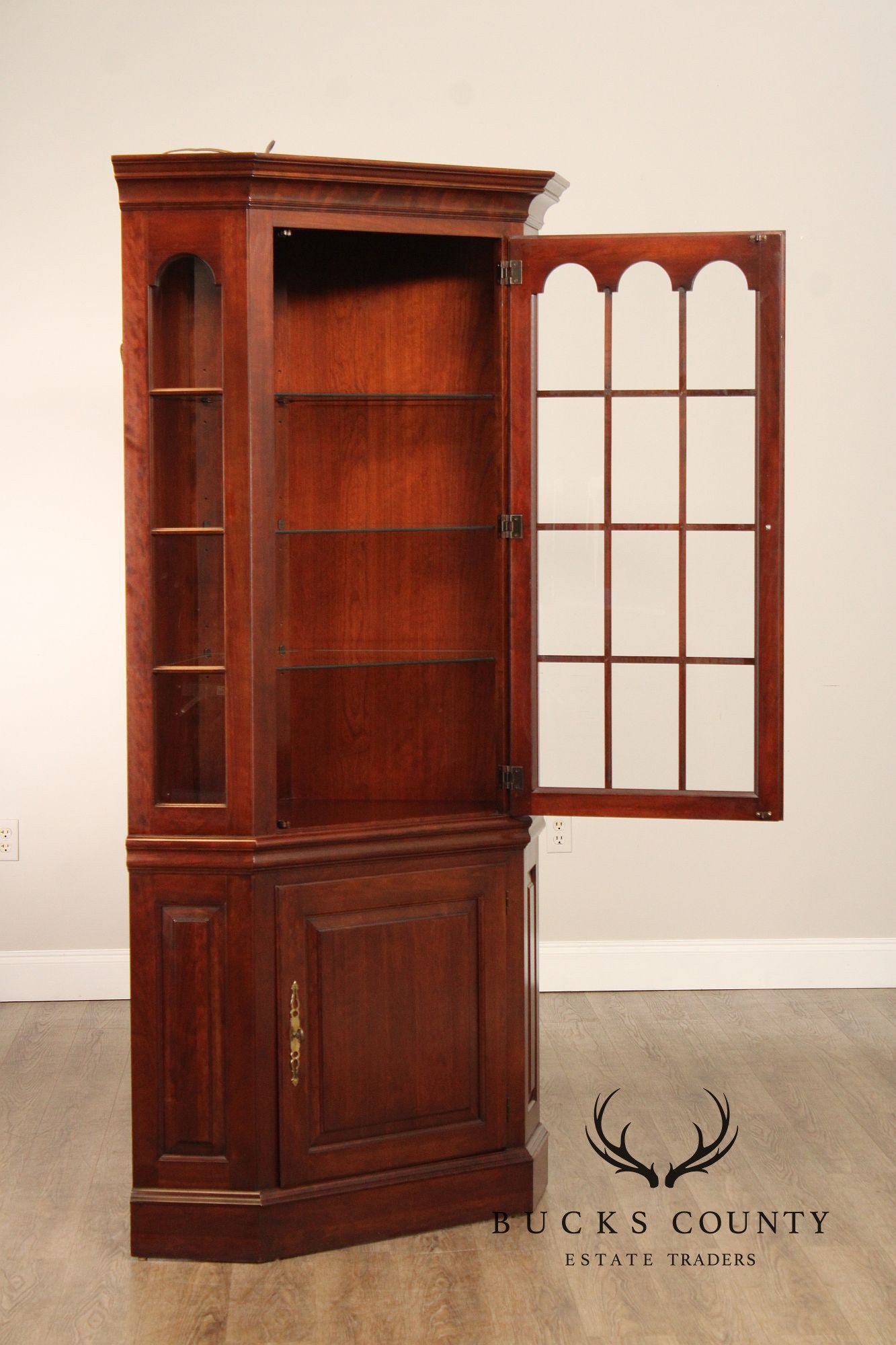 Pennsylvania House Cherry Corner Cabinet
