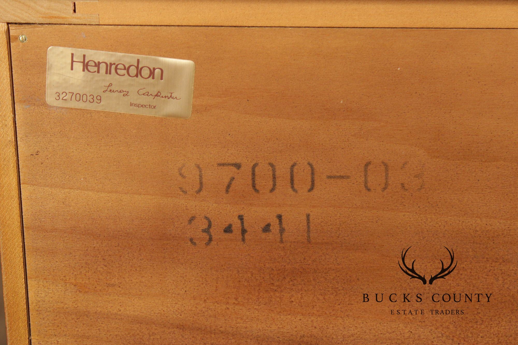 Henredon Aston Court Mahogany Ten Drawer Dresser