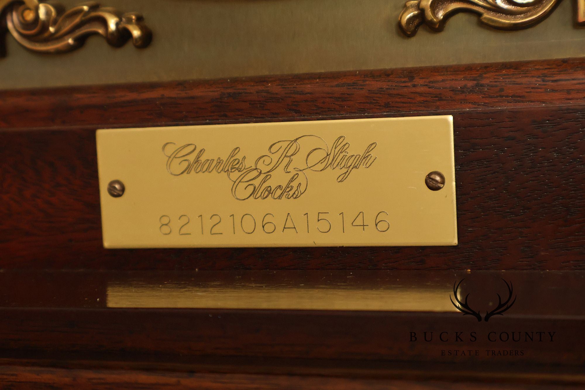 Sligh Mahogany Inlaid Grandfather Clock