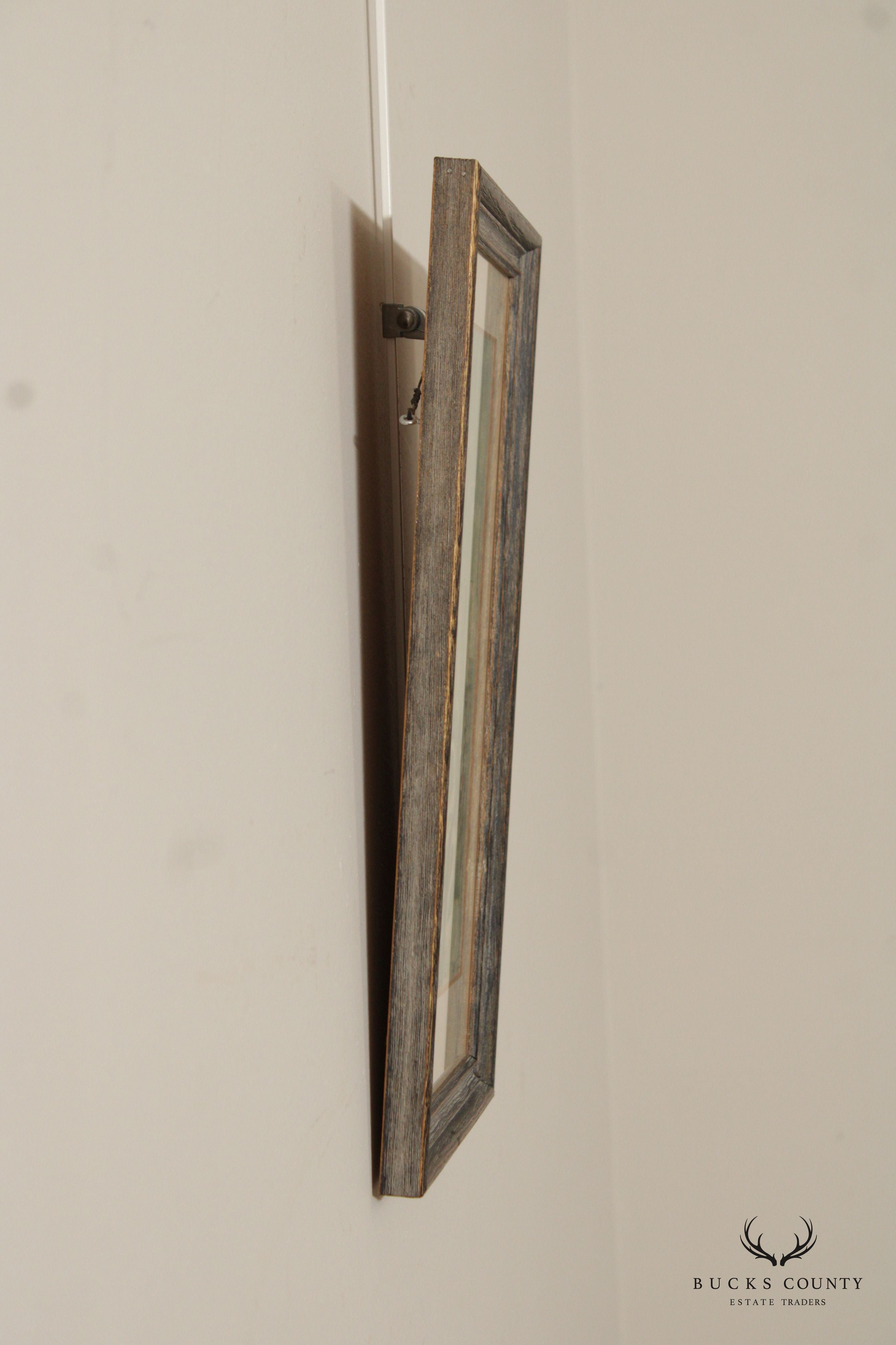 Milia Laufer Impressionist Style Framed Swan Print