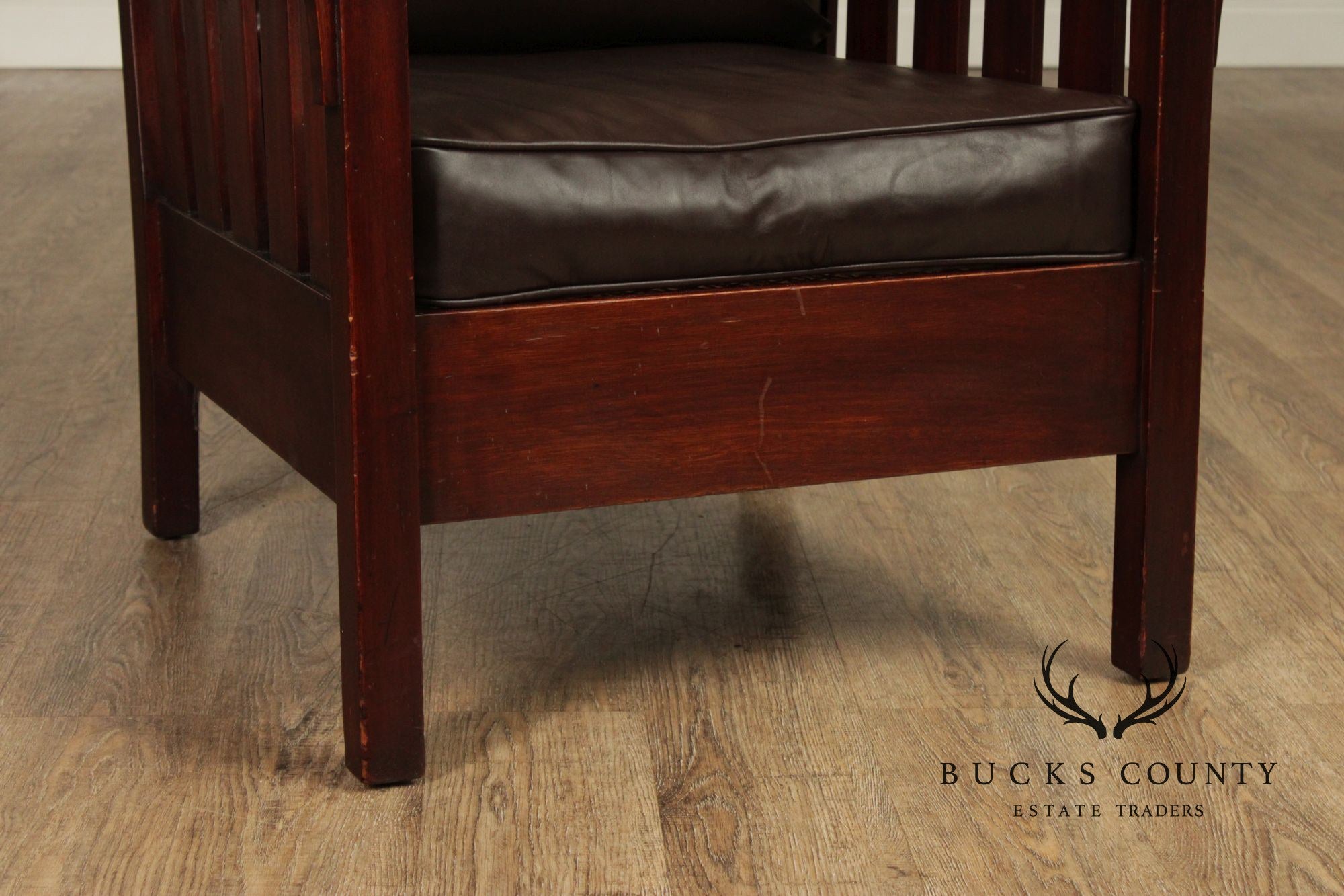 Gustav Stickley Antique Mission Mahogany Armchair