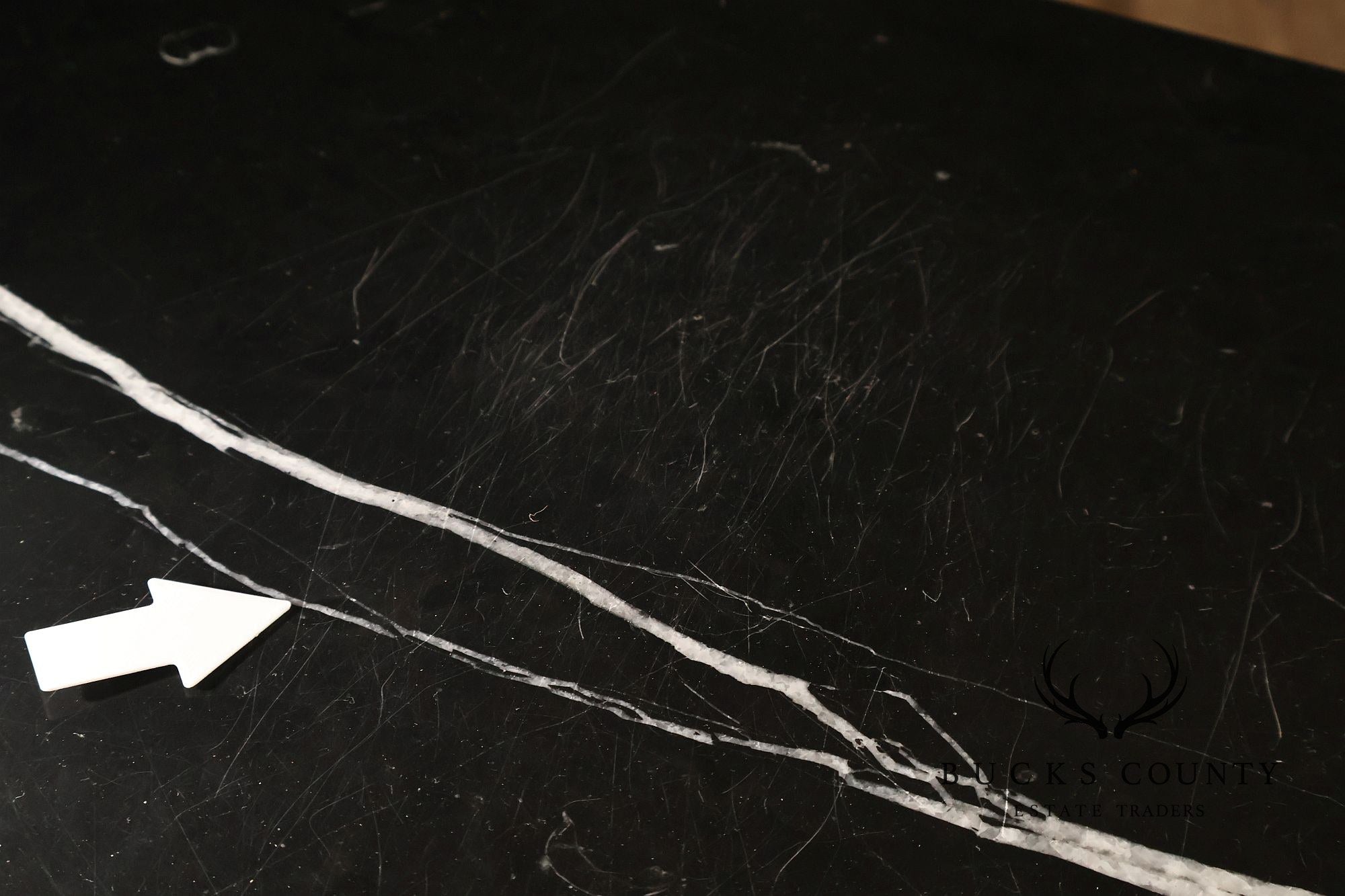 Thomasville Bogart Collection Pair of Marble Top Burlwood Commodes