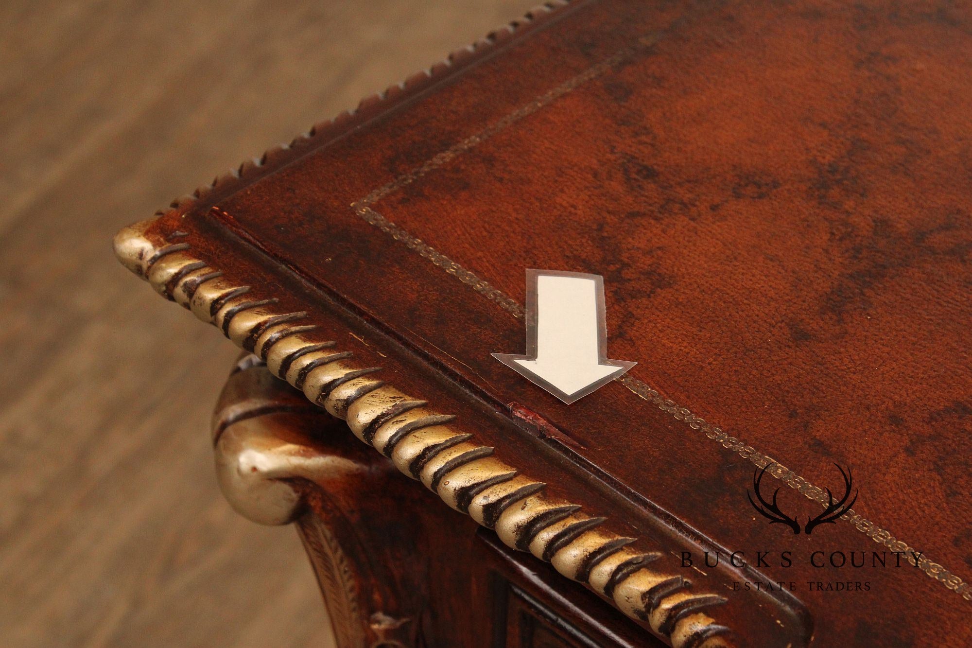 Collezione Europa Leather Wrapped Chest of Drawers