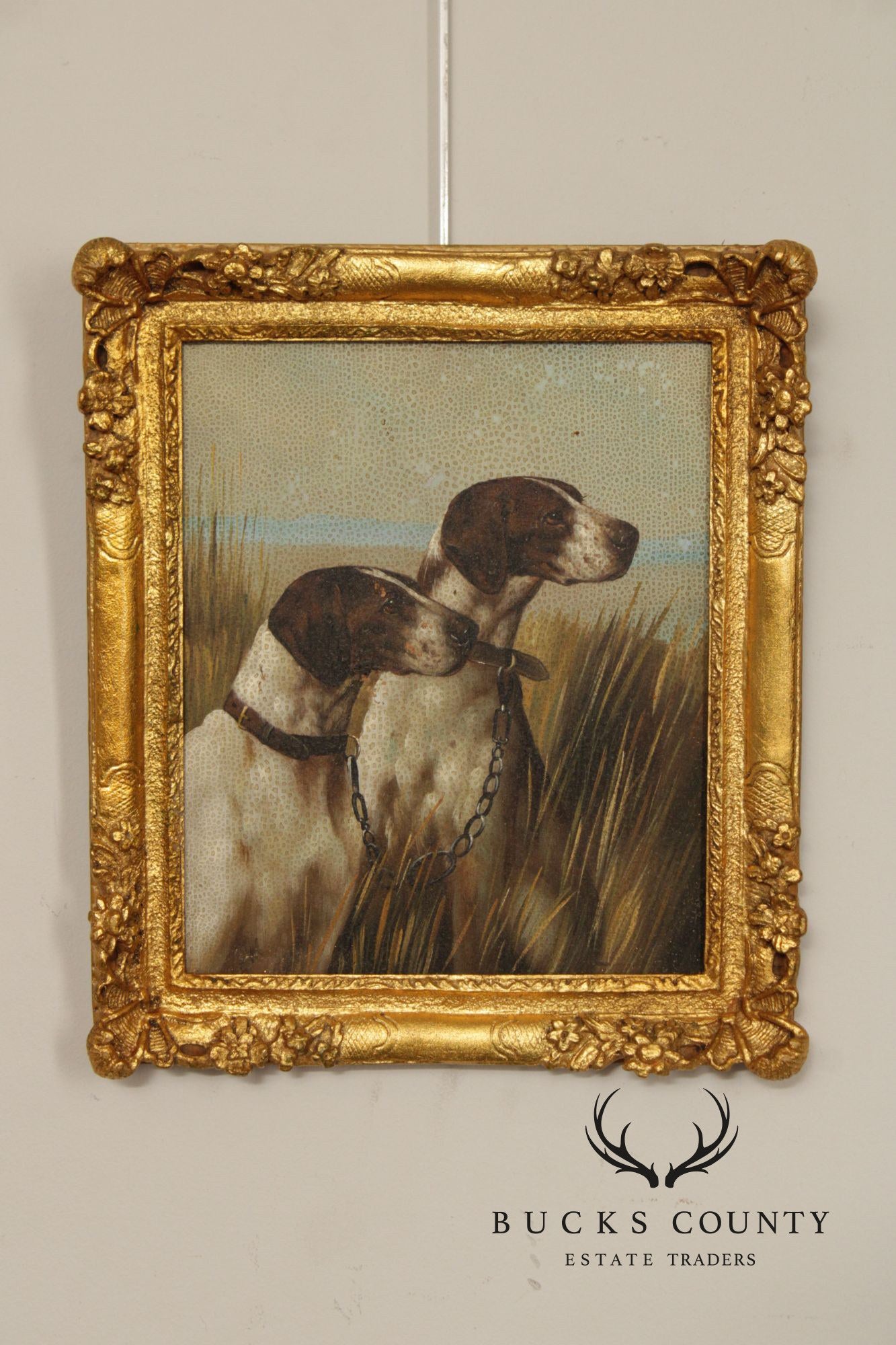 Chelsea House Decorative Framed Painting, 'Pointers'