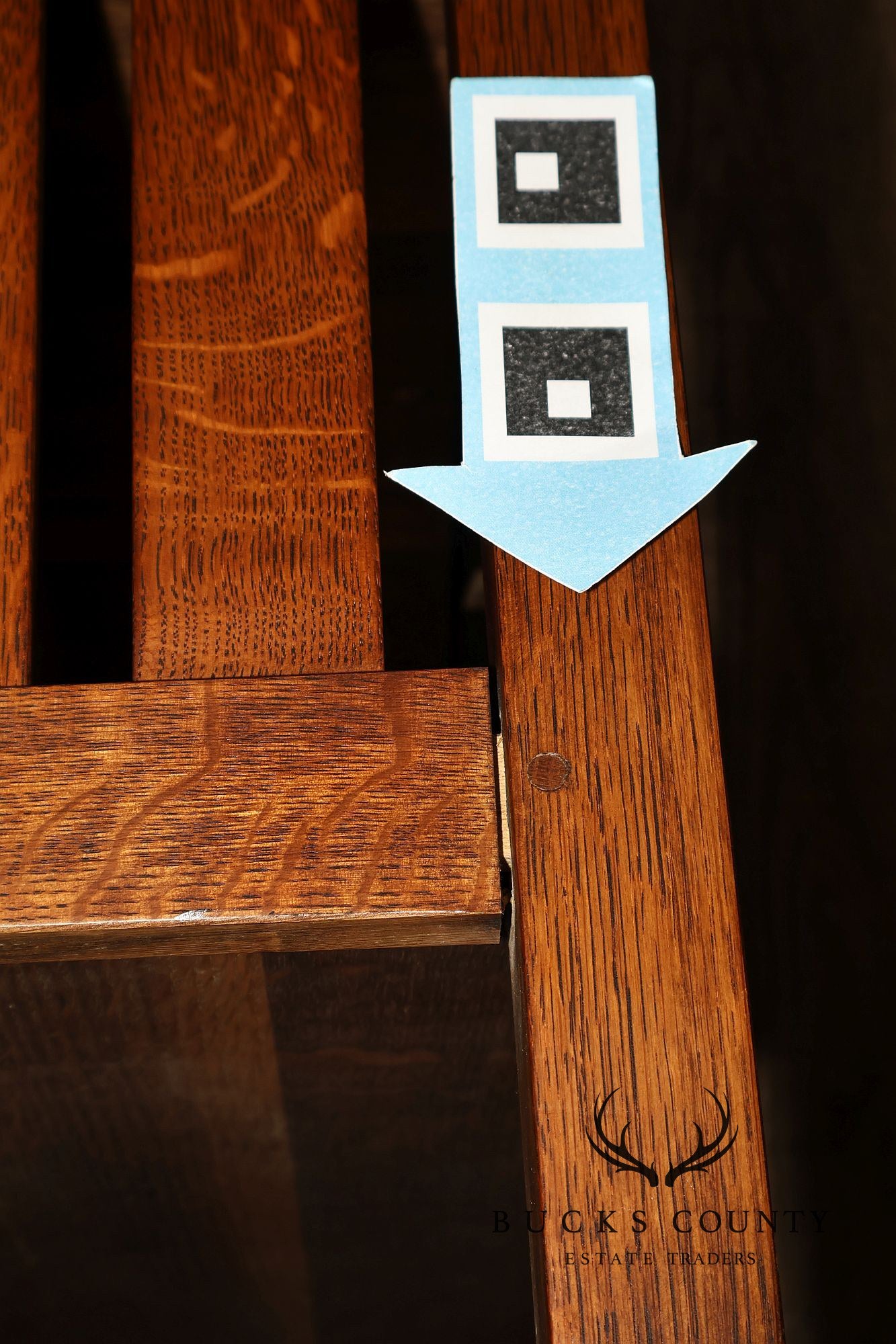 Stickley Mission Collection Slatted Oak Book Table