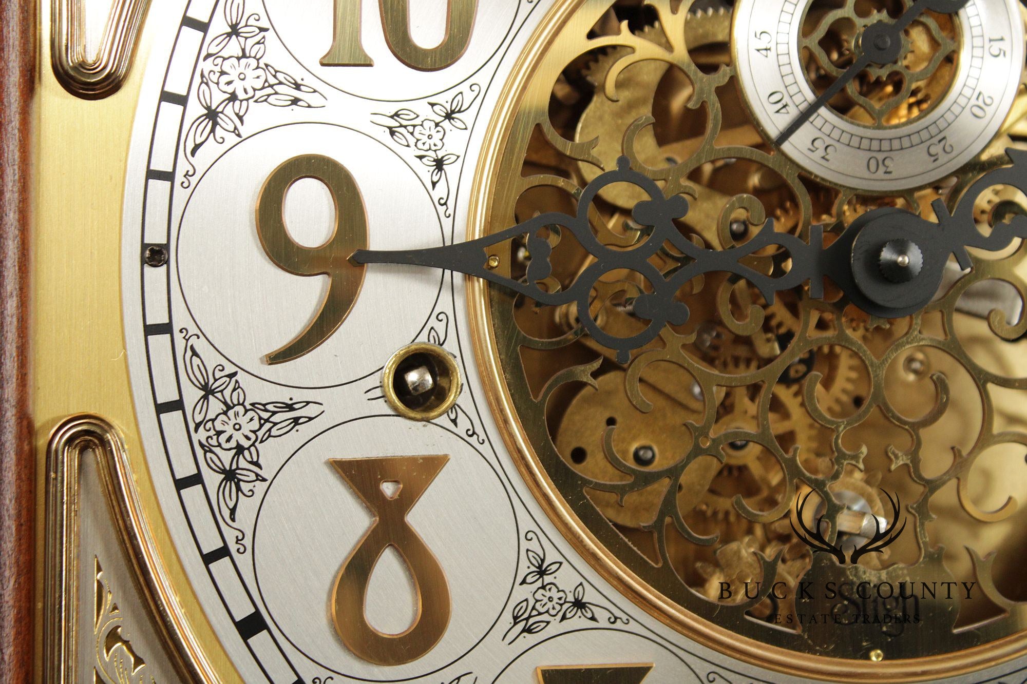 Sligh Georgian Style Mahogany 'Wilton' Grandfather Clock